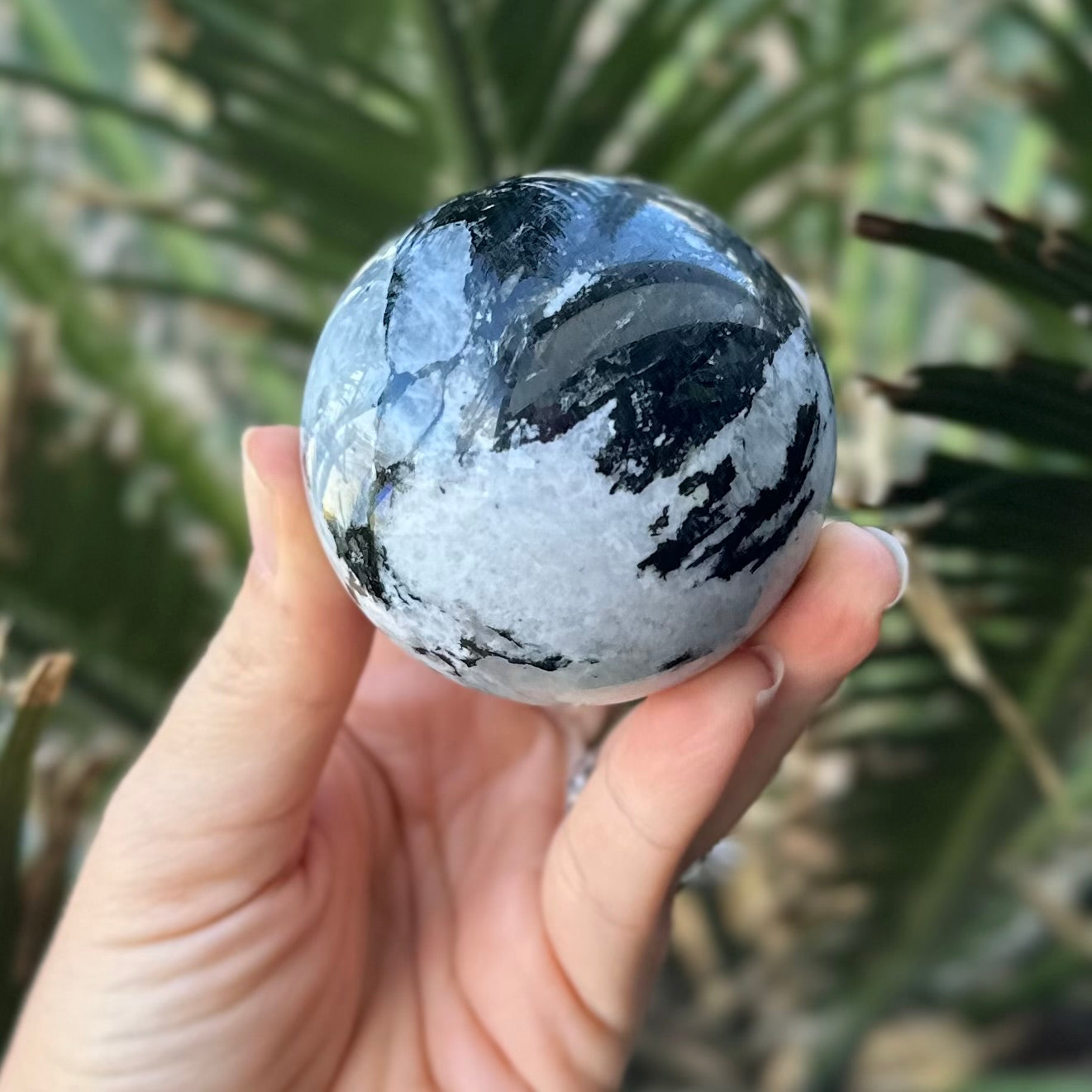 Rainbow Moonstone Sphere