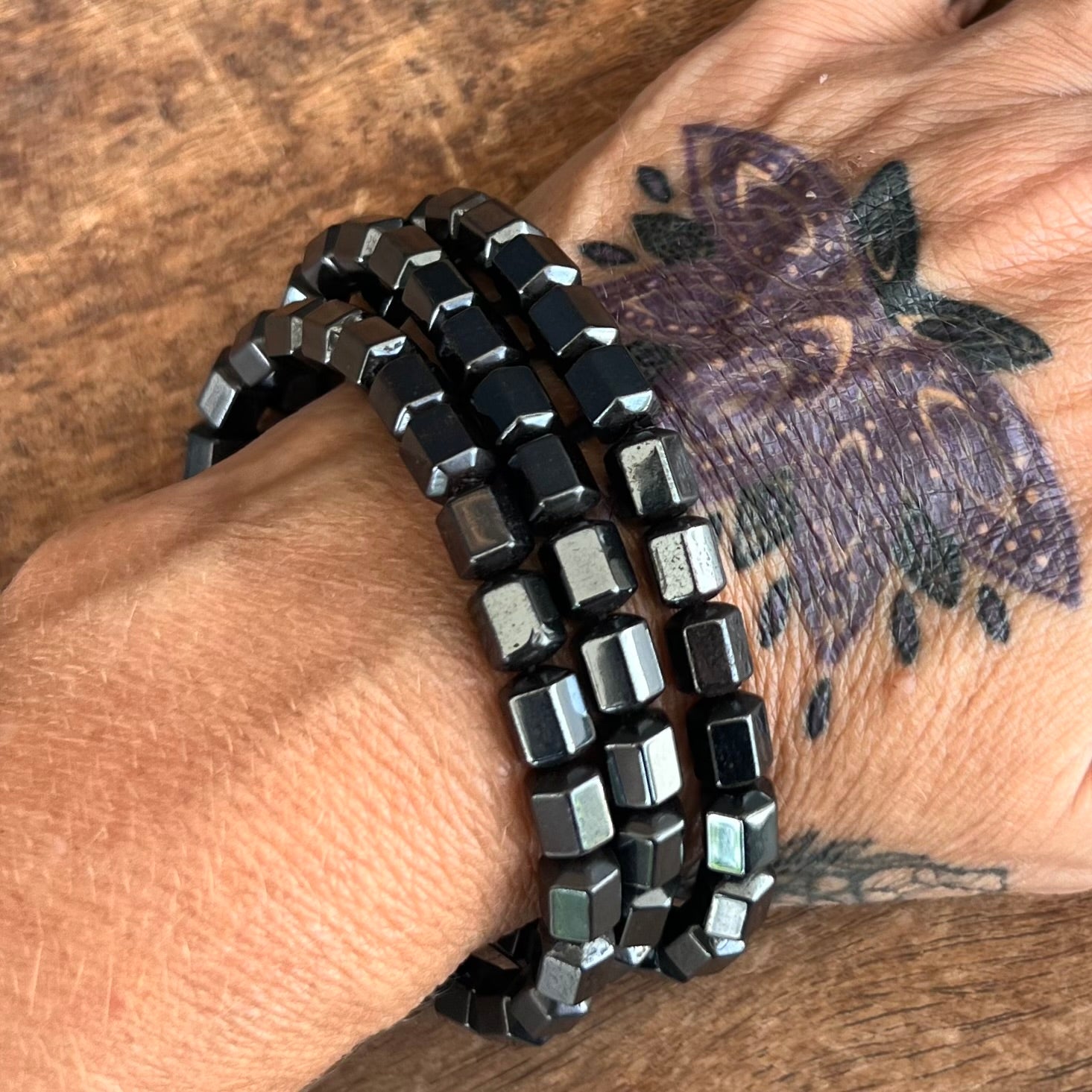 Hematite Bracelet ~ Larger Fit