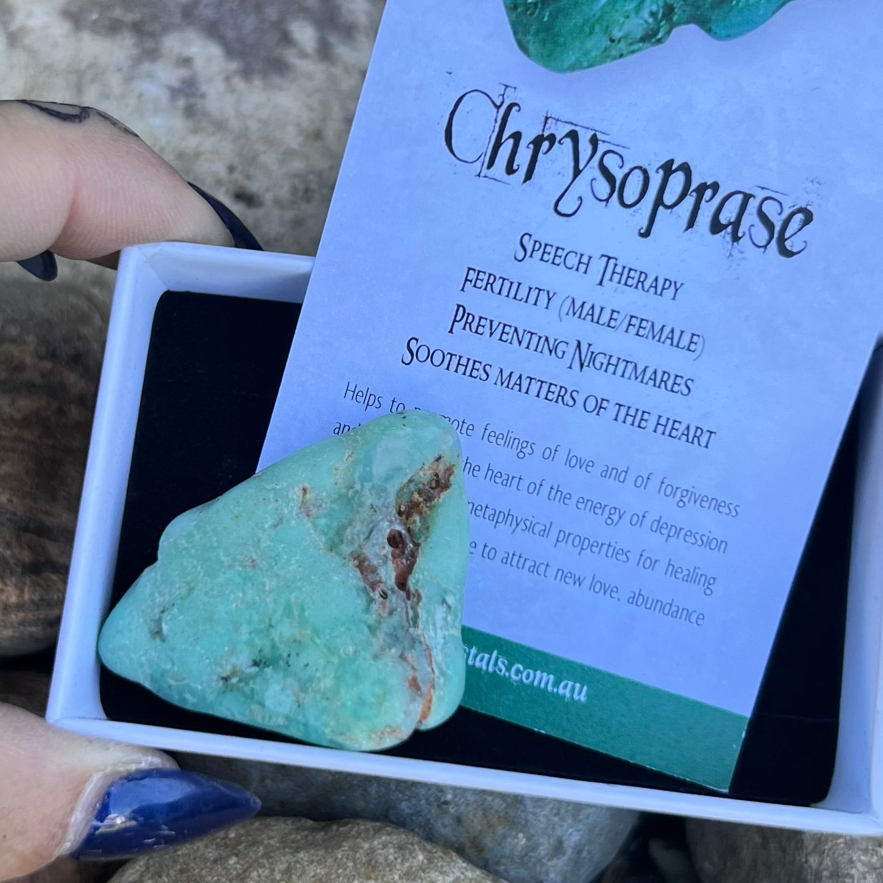 Chrysoprase ~ Specialty Tumble