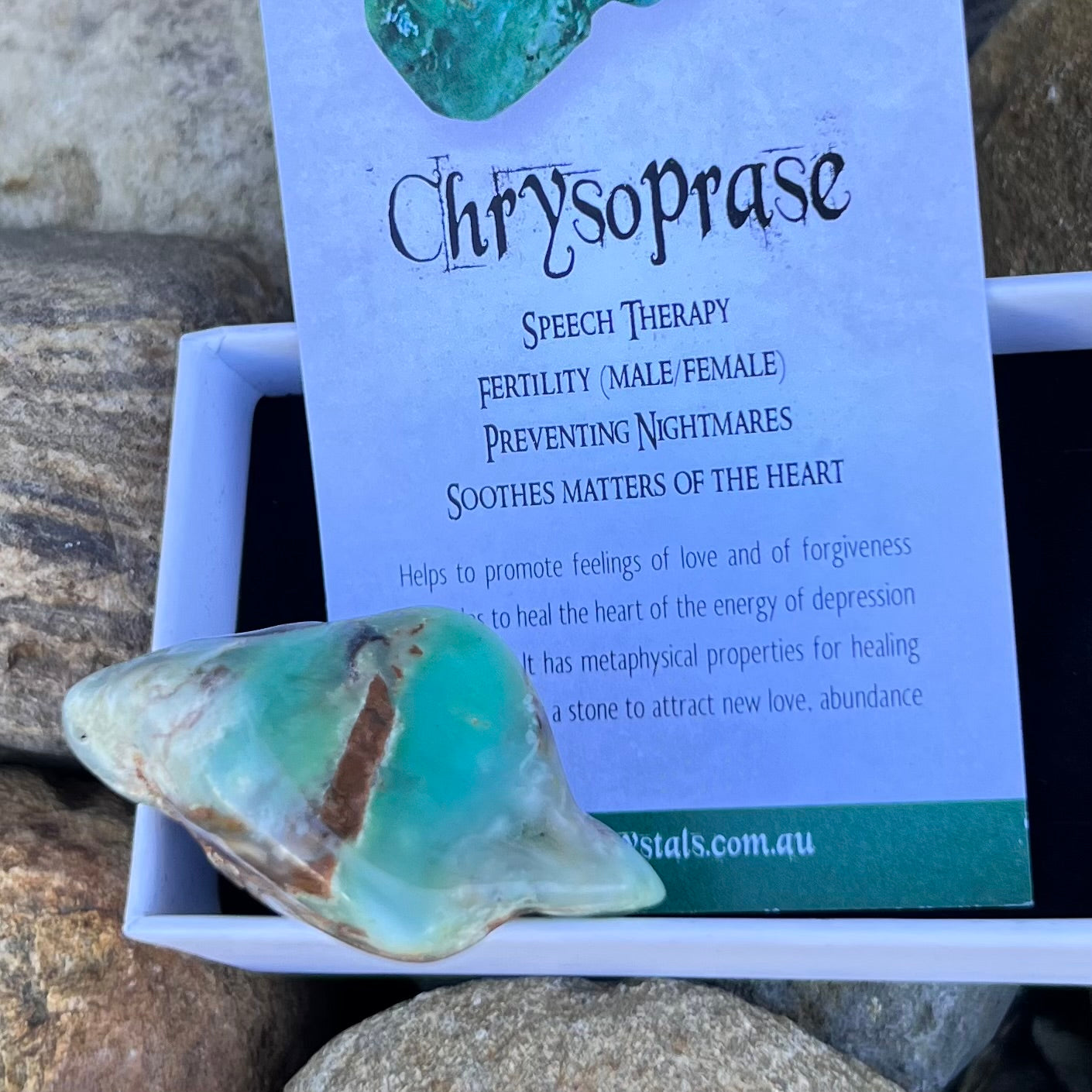 Chrysoprase ~ Specialty Tumble