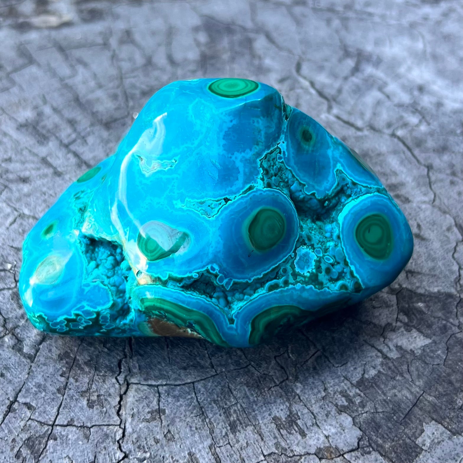 Chrysocolla with Malachite Specimen