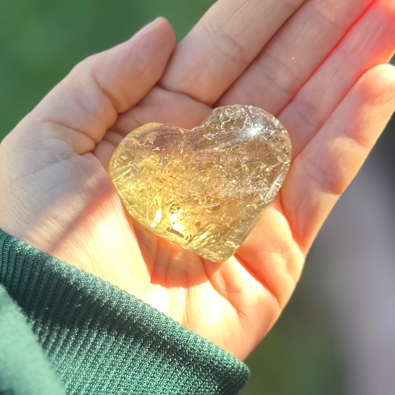 Love and Abundance ~ Citrine Heart ~ 1