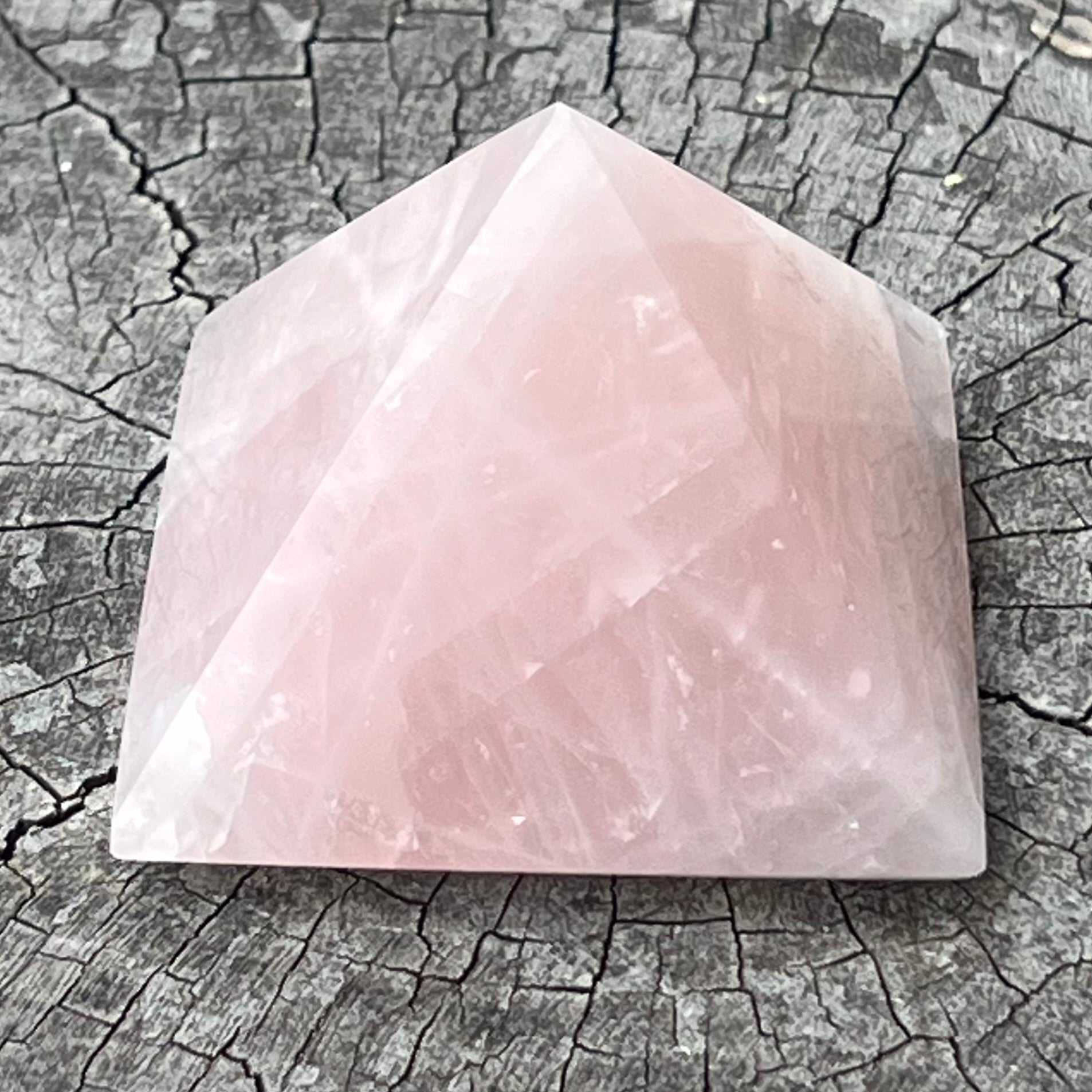 Rose Quartz Pyramid