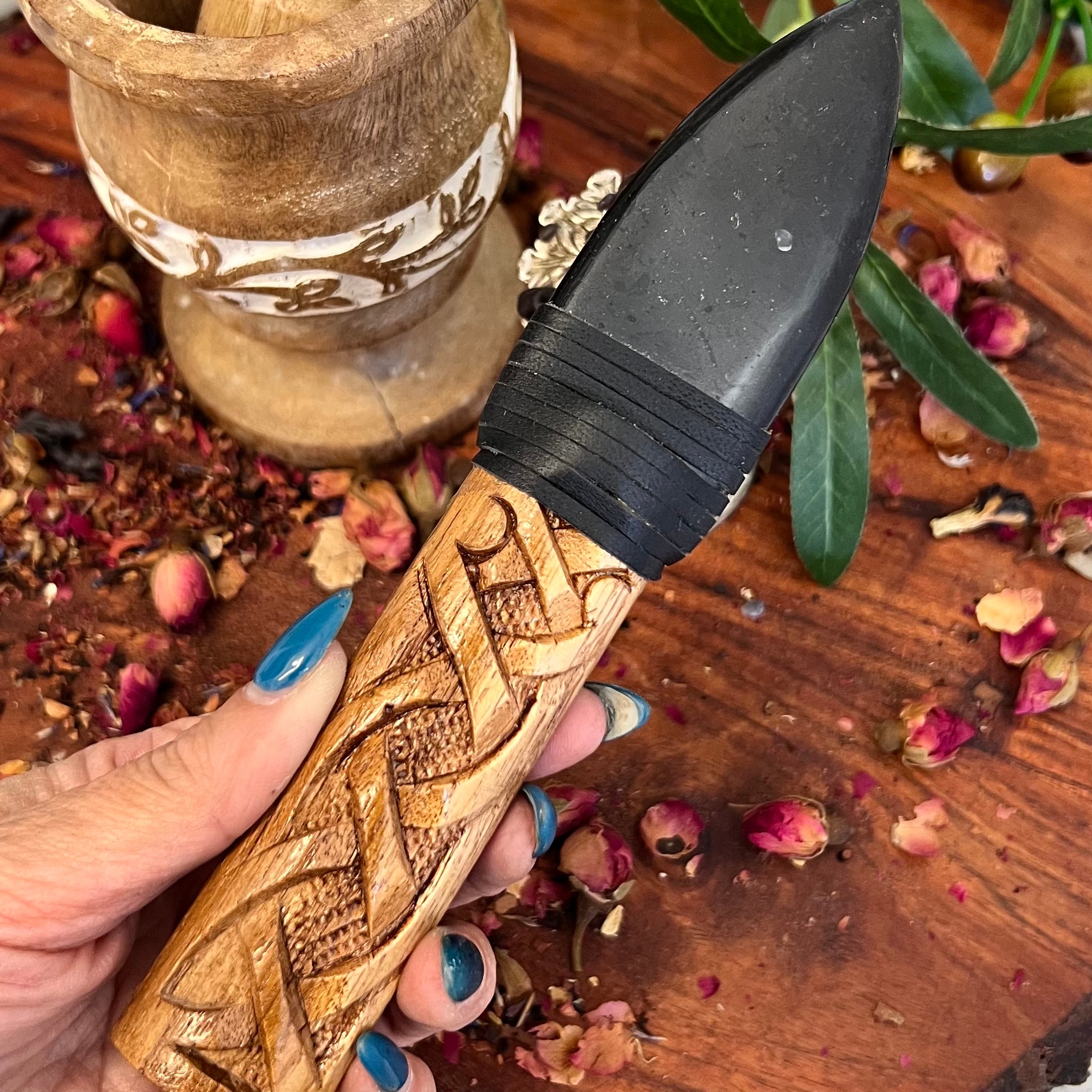 Black Tourmaline Athame