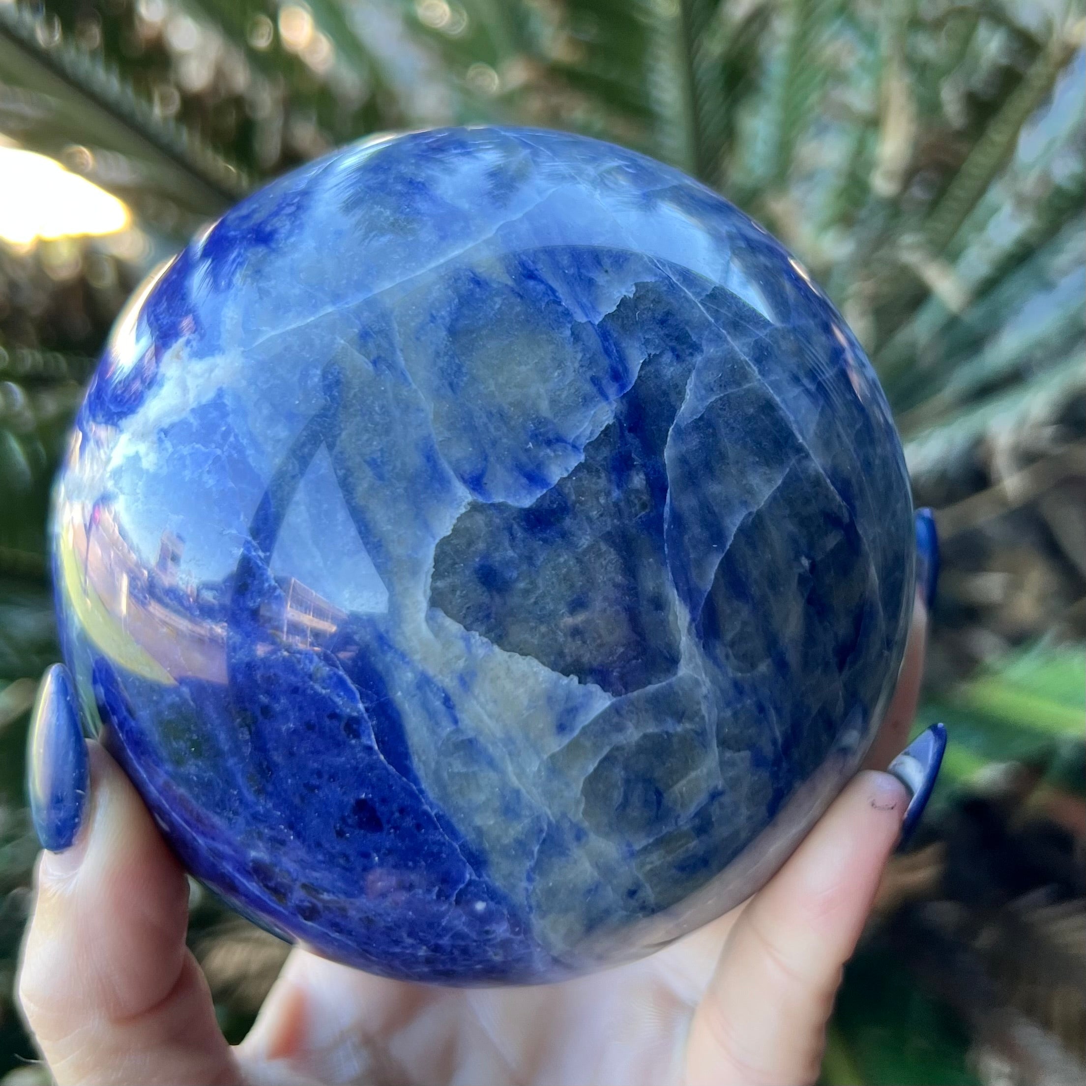 Self Expression Sphere ~ Sodalite