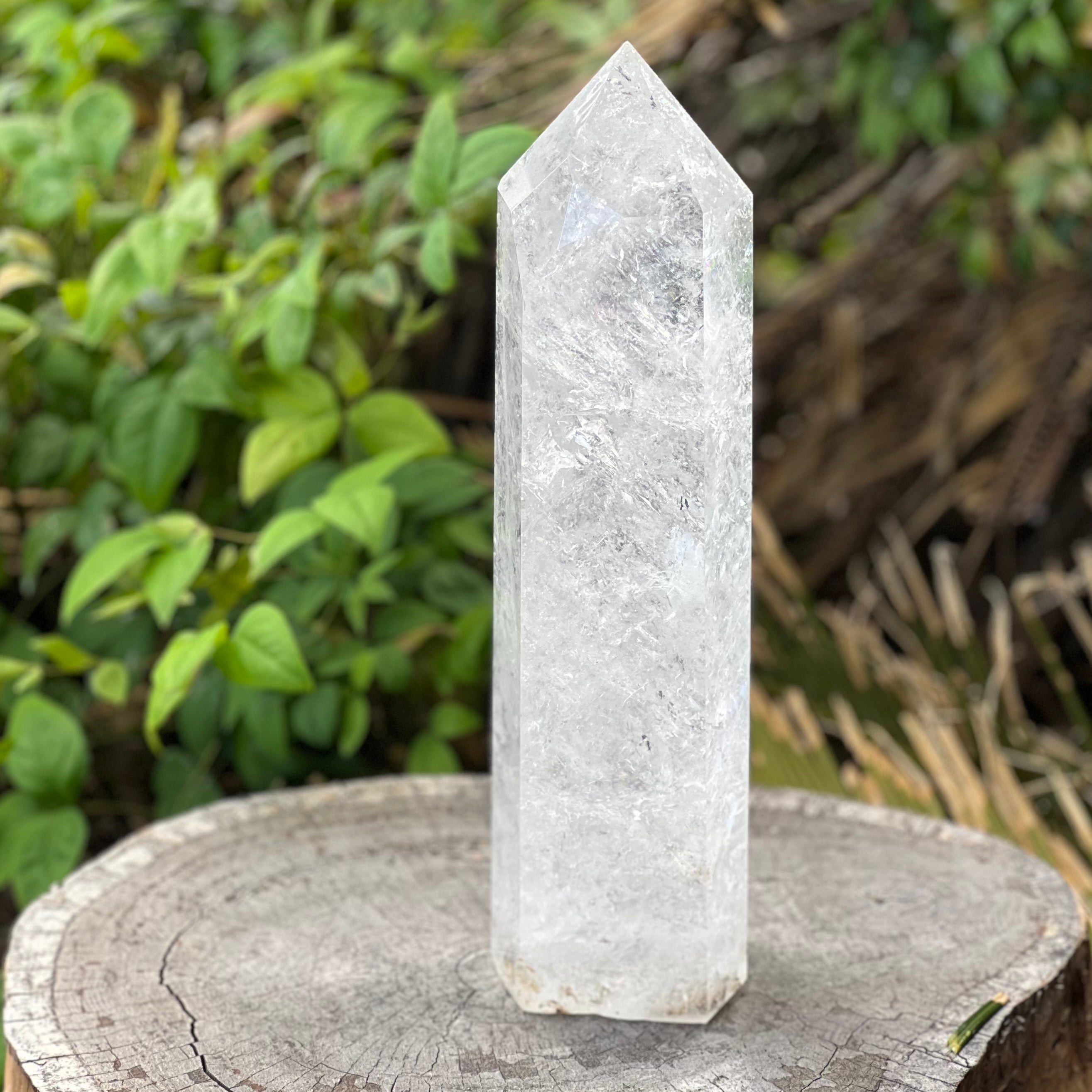 Clear Quartz Tower