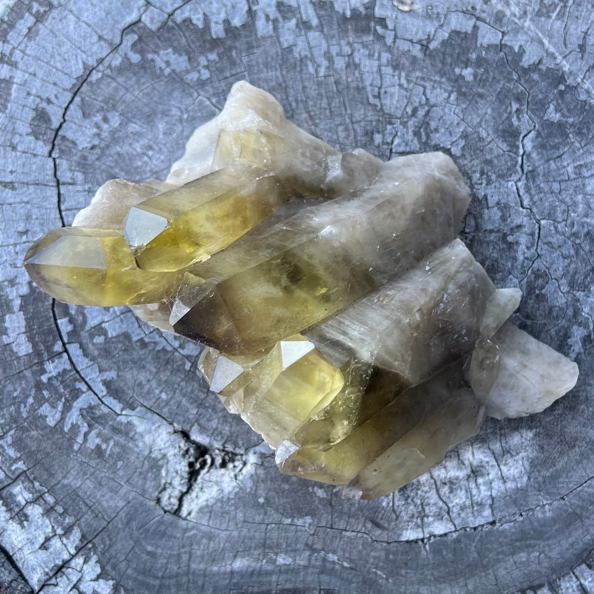 Smoky Citrine Natural Raw Cluster