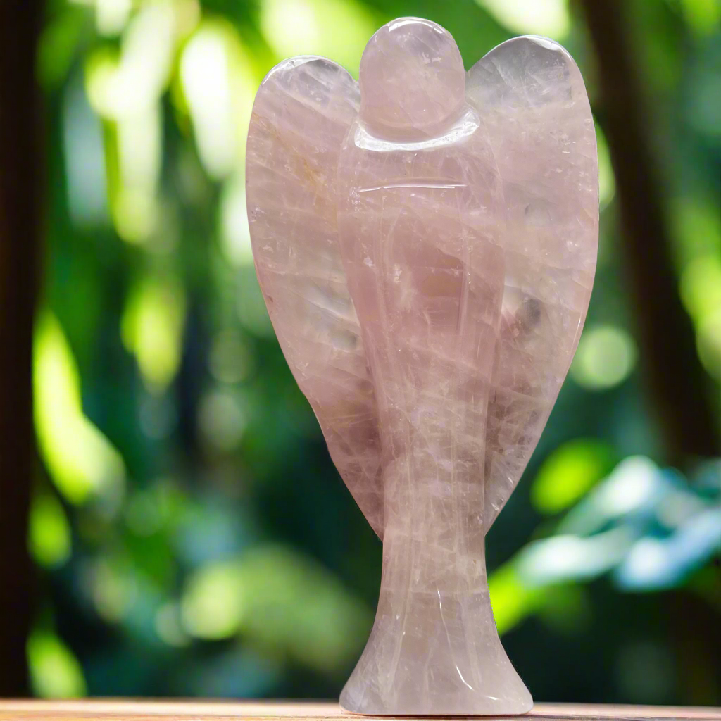 Loving Rose Quartz Angel
