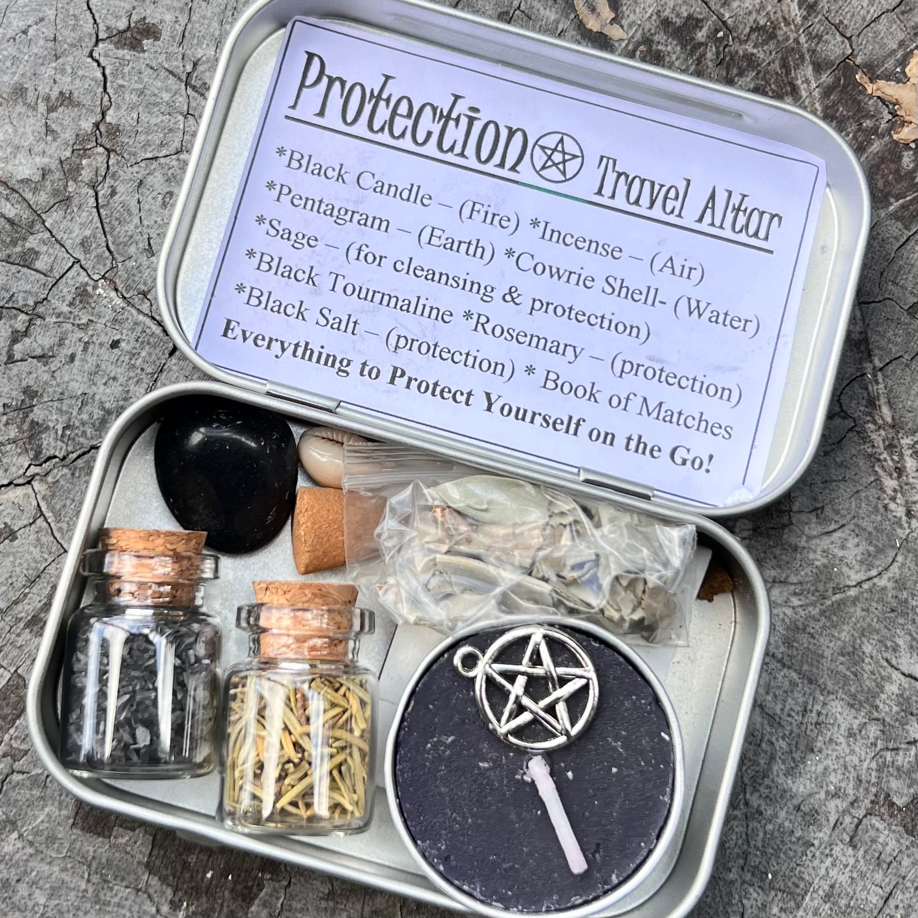 Protection Spell Kit ~ Travel Altar