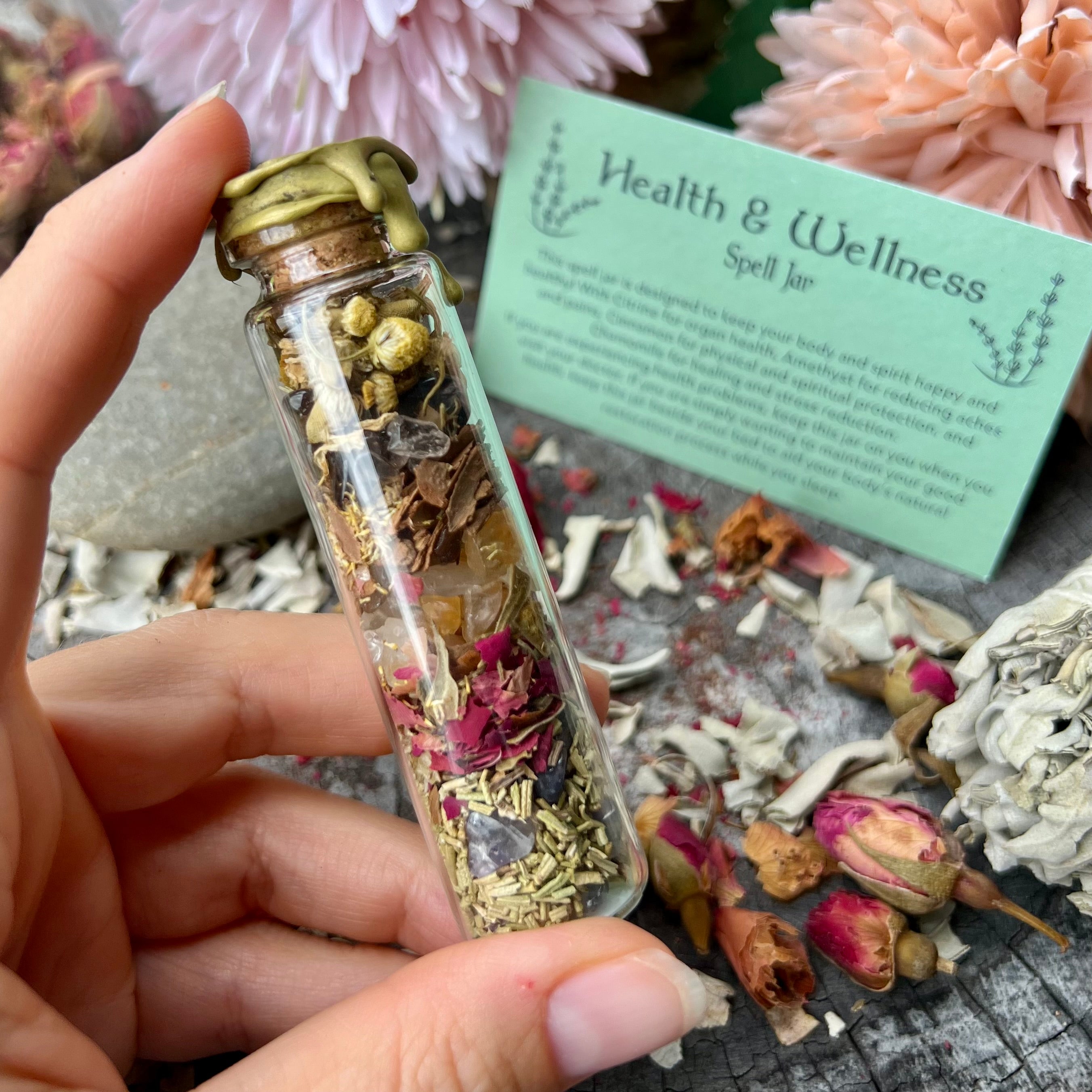 Health and Wellness Spell Jar