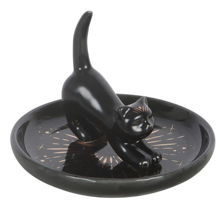 Black Cat Trinket Dish