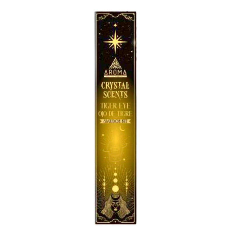Tiger Eye  ~ Crystal Scents Smudge Kit Incense