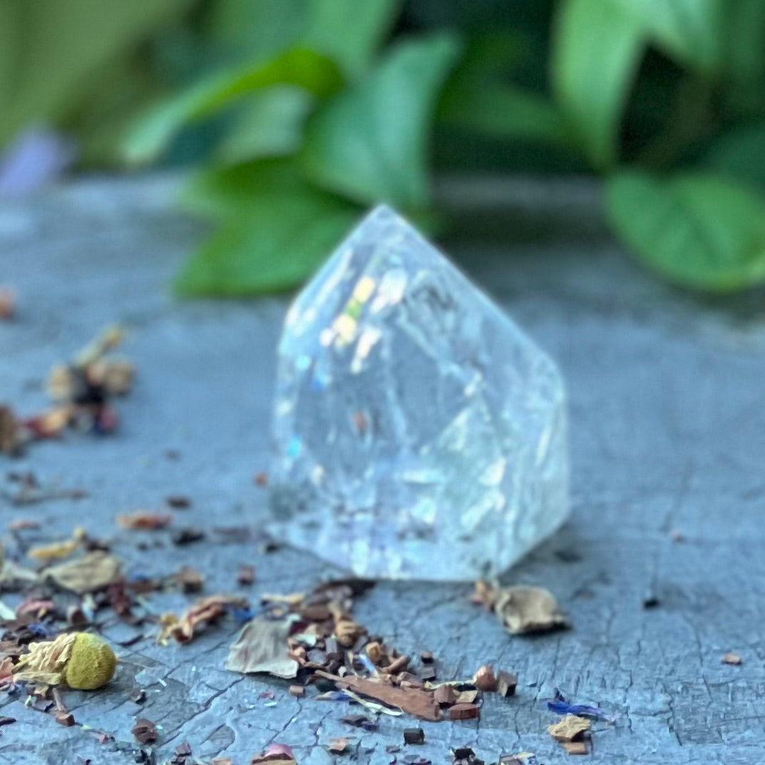 Clear Quartz Generator Tower