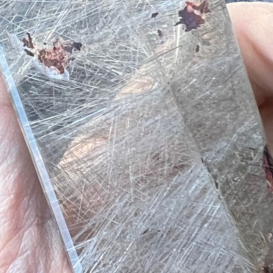 Rare Silver Rutile Quartz  Freeform