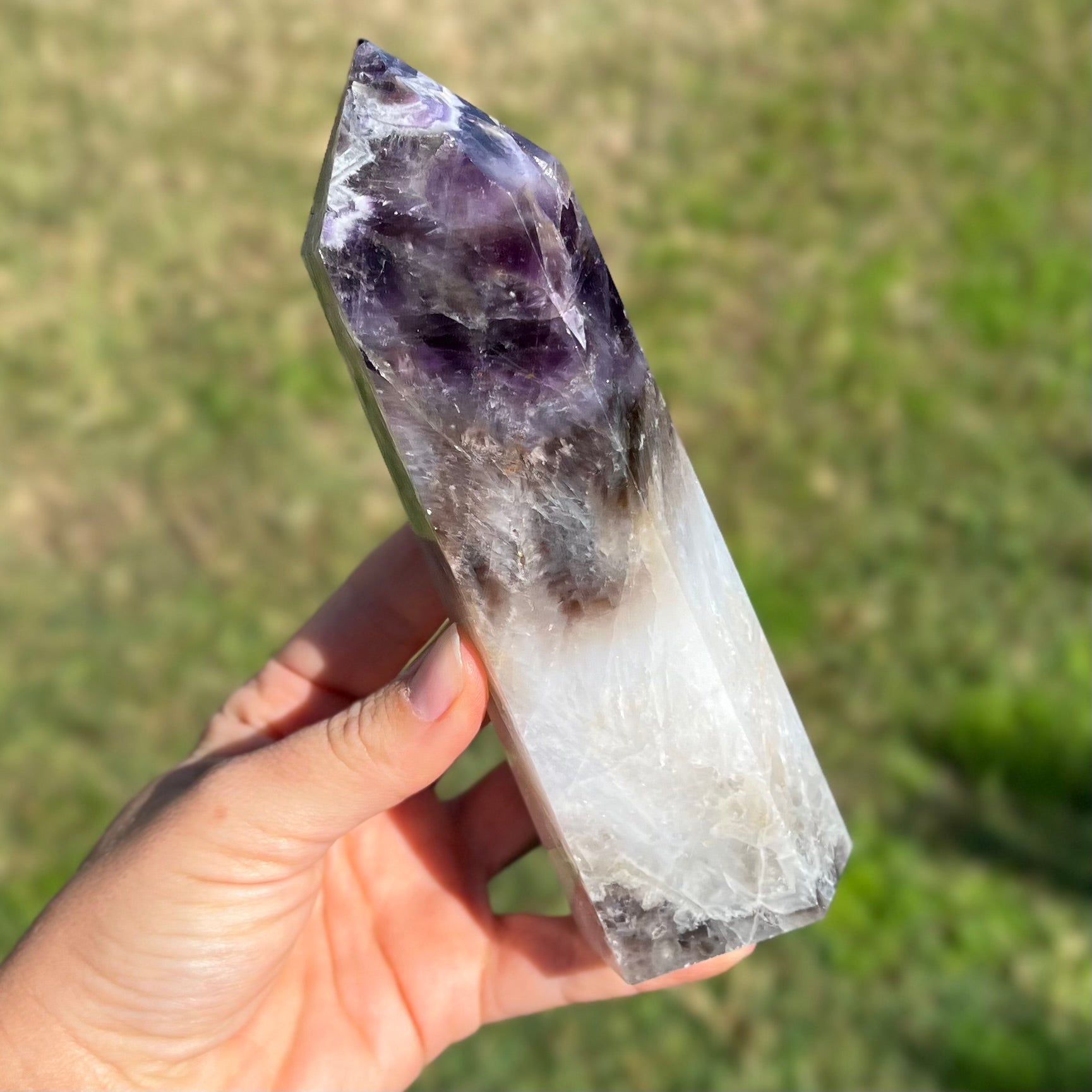 Chevron Amethyst Tower