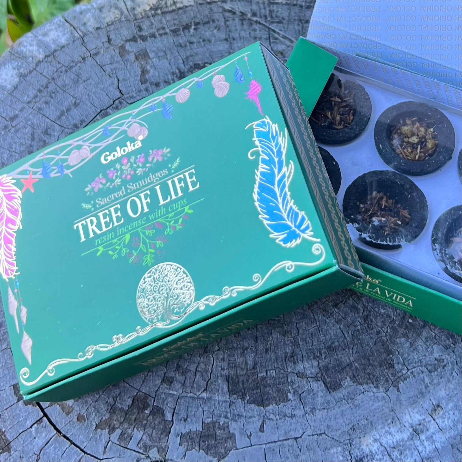 Sacred Smudges Tree of Life ~ Resin Incense Cups