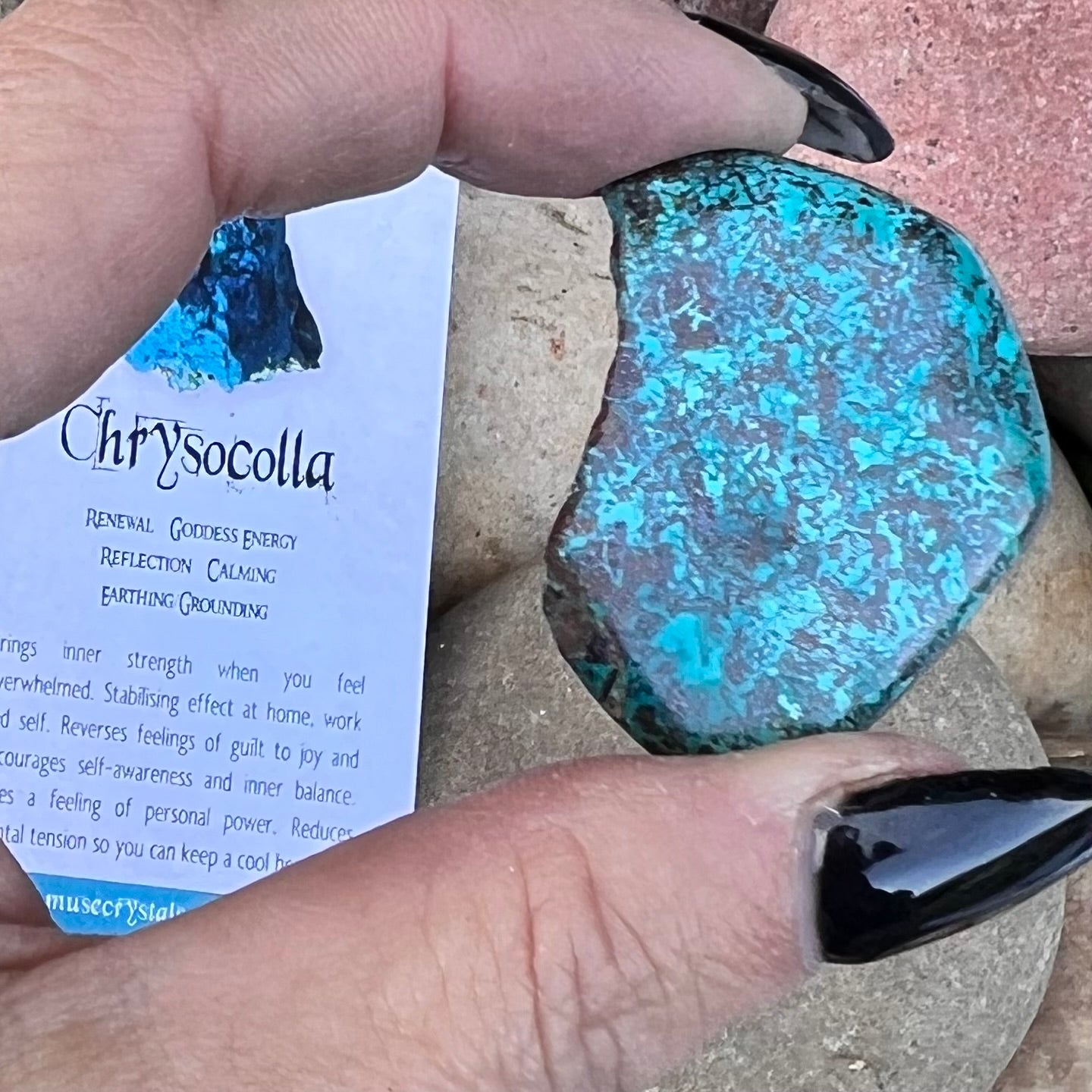 Chrysocolla Semi Raw ~ Specialty Crystal