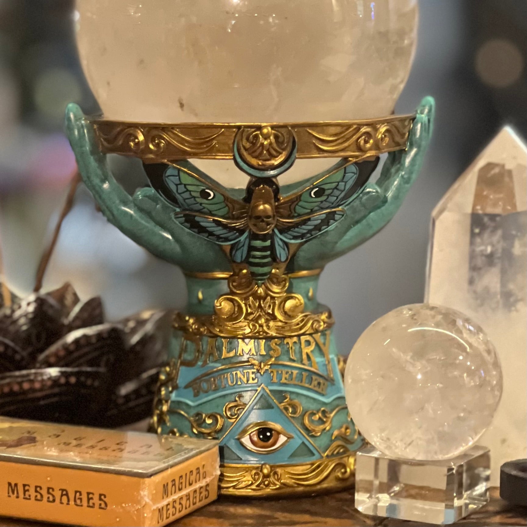 Crystal Ball Holder ~ Fortune Teller