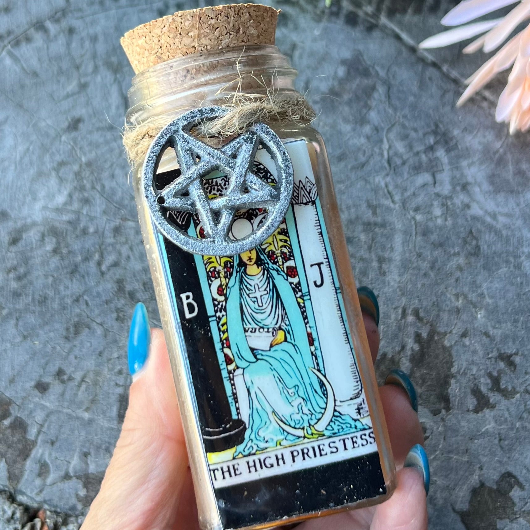 The High Priestess ~ Tarot ~  Candle