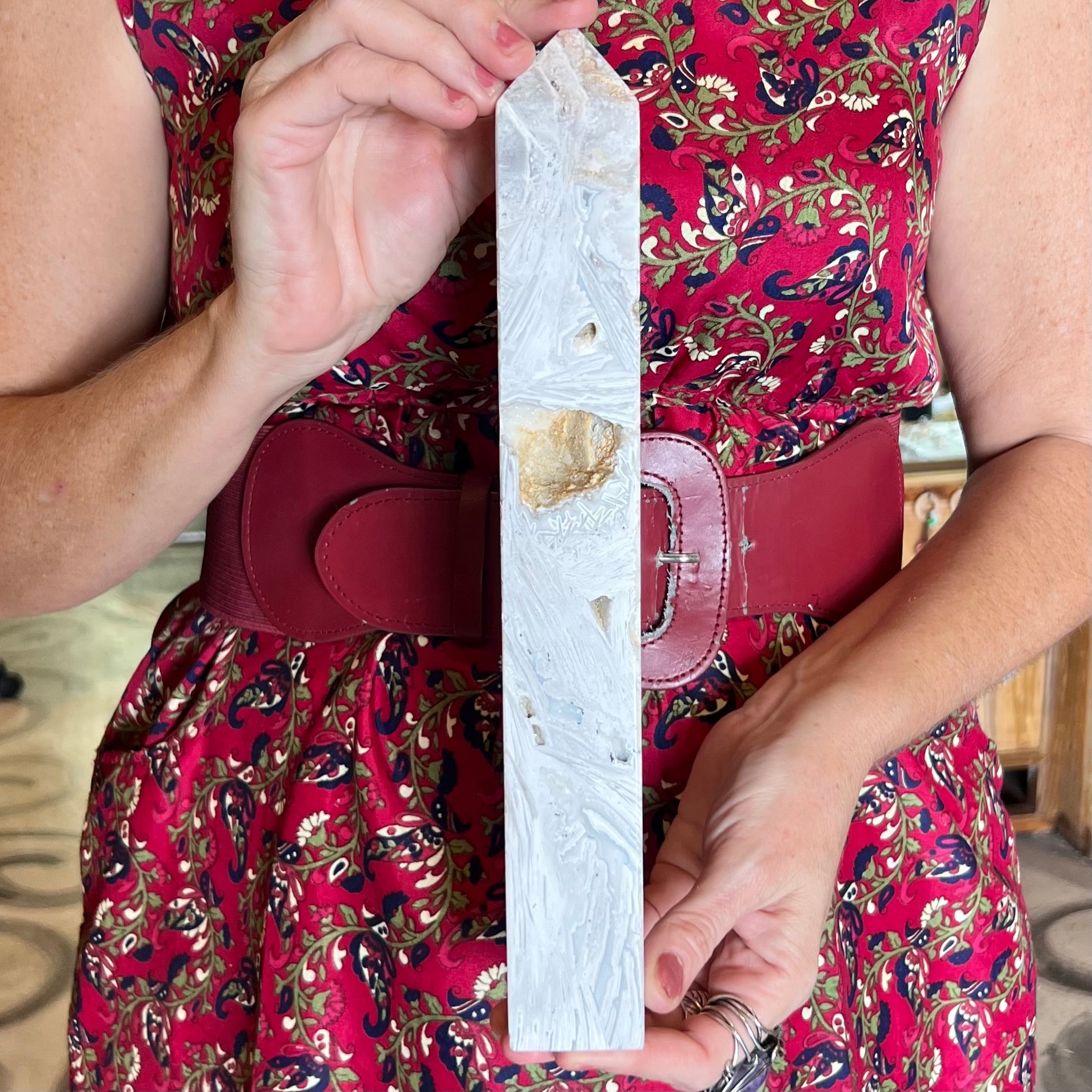 Inner Harmony ~ Mexican Agate Tower