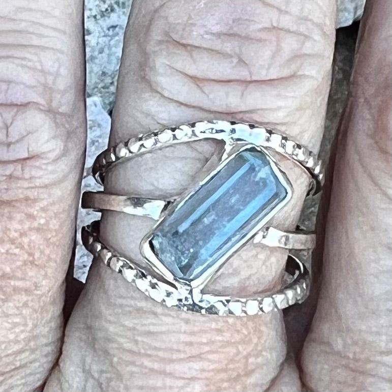 Blue Lace Kyanite ~ Sterling Silver Ring