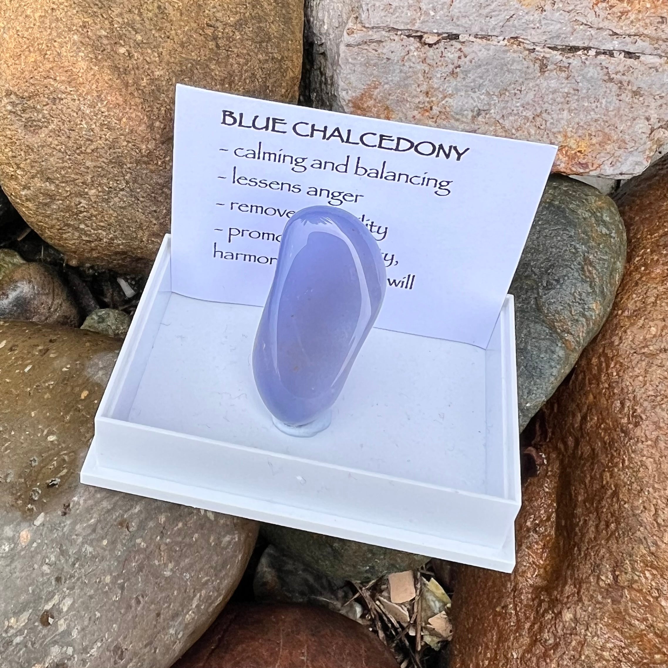 Blue Chalcedony ~ Specialty Boxed Crystal