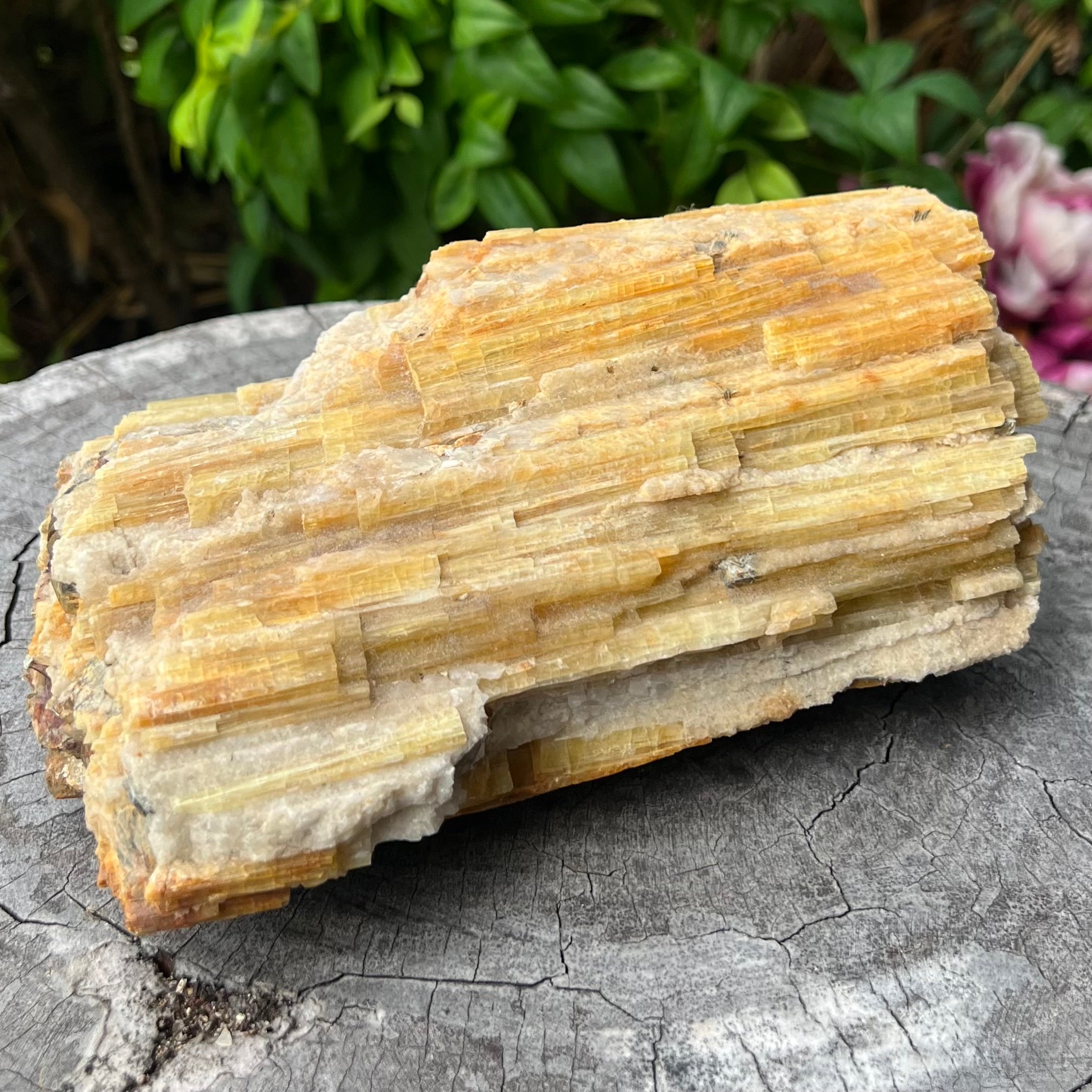 Large Natural Yellow Tourmaline