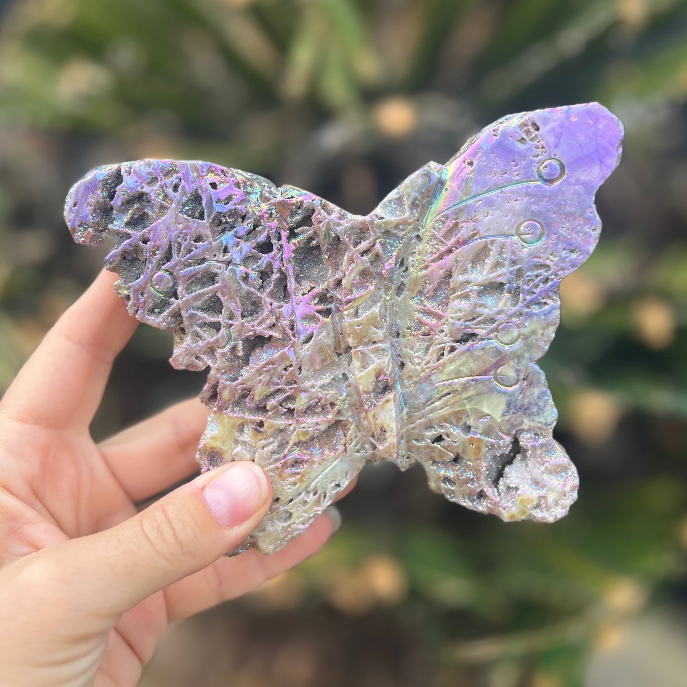 Butterfly Electroplated Sphalarite