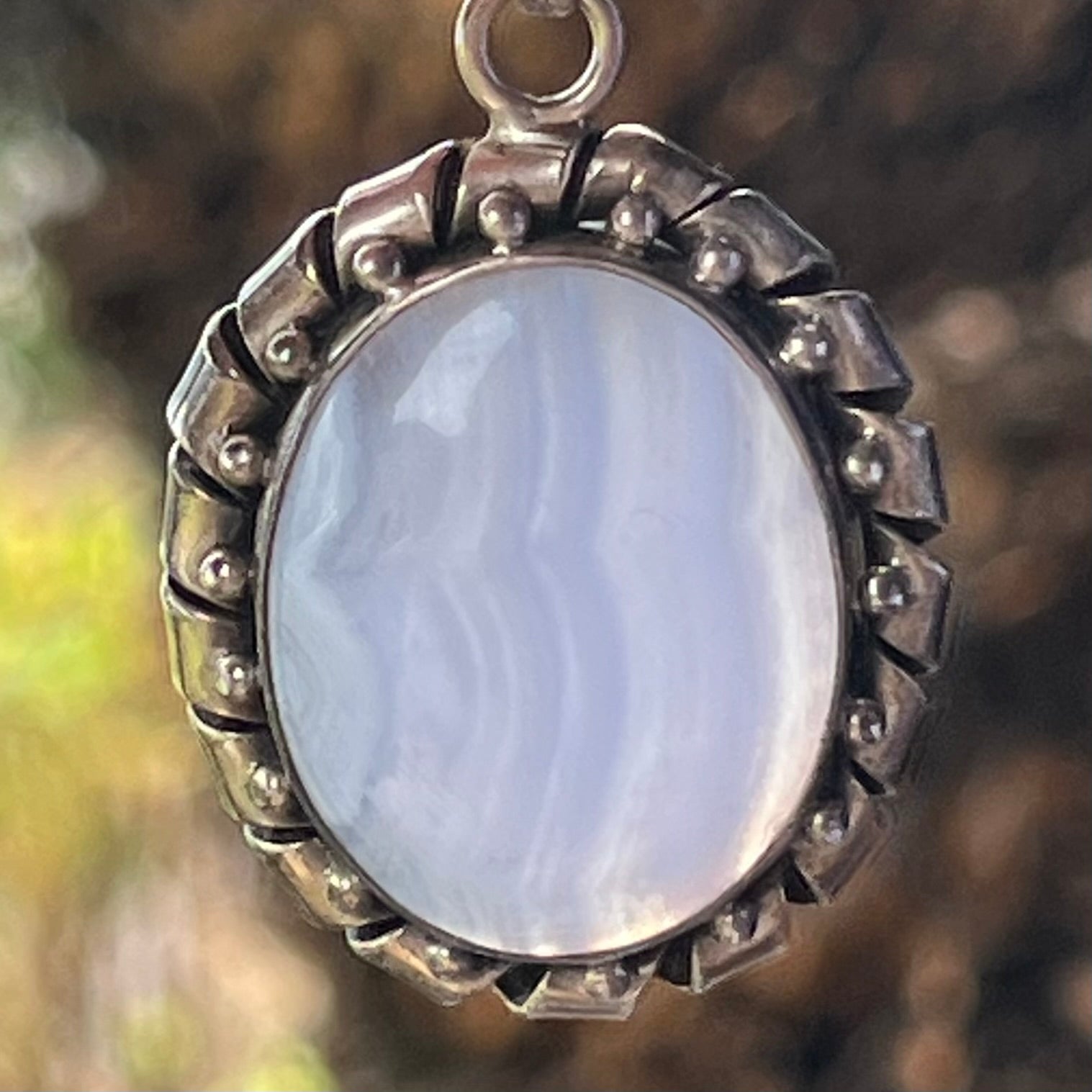 Blue Lace Agate ~ Pendant