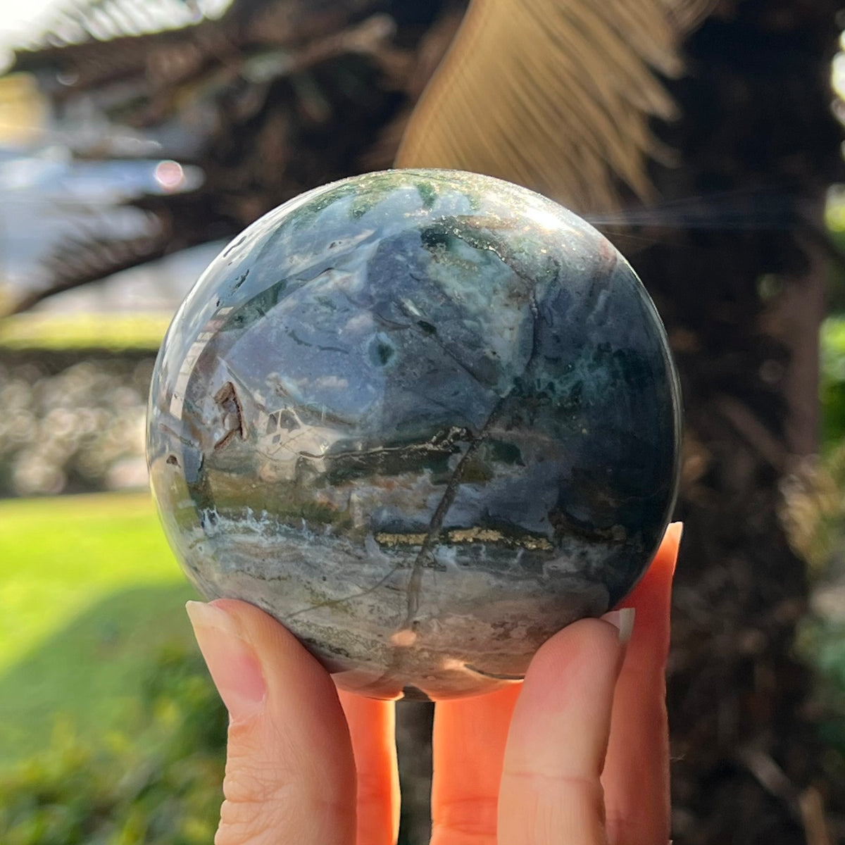 Ocean Jasper Sphere