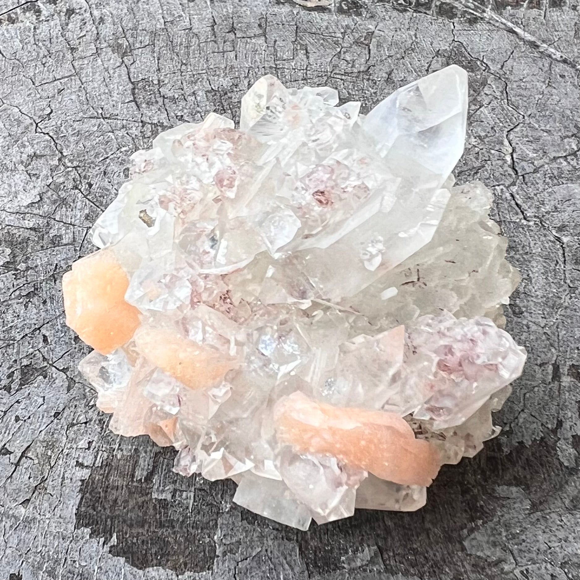 Natural Apophyllite Cluster