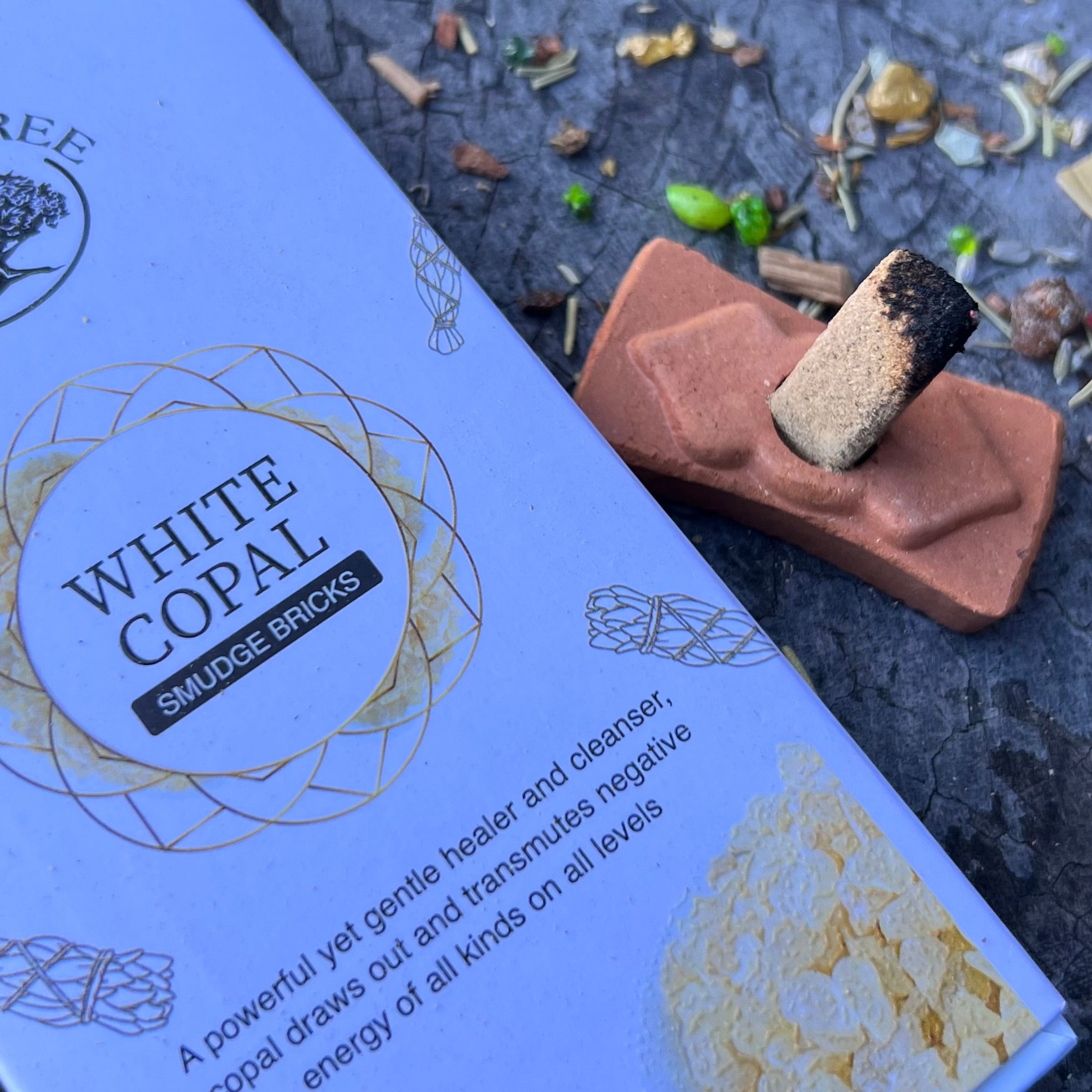 White Copal  ~ Smudge Bricks
