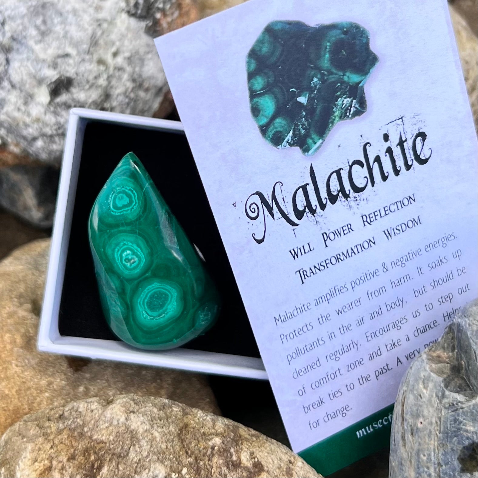 Malachite ~ Specialty Boxed Crystal (1)