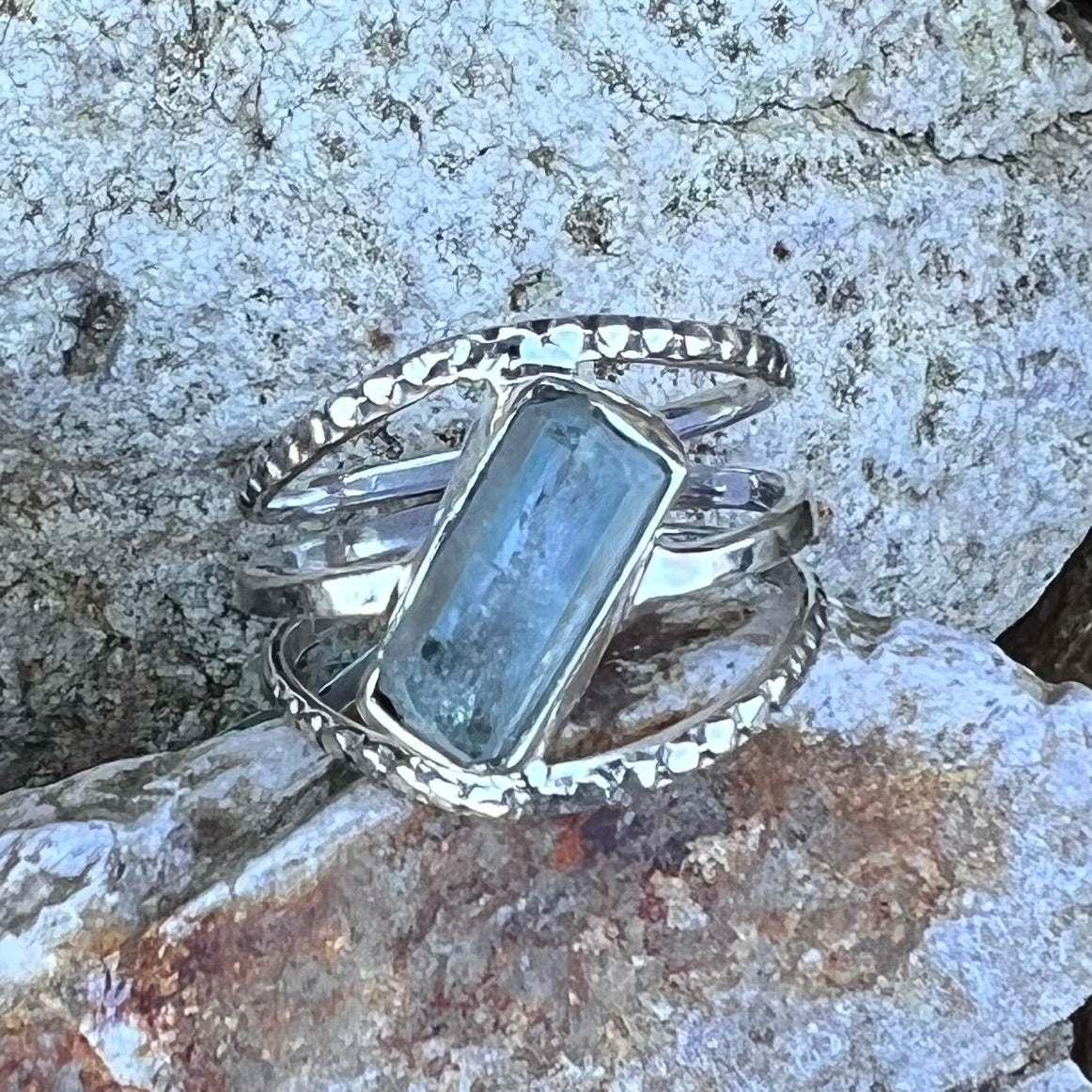 Blue Lace Kyanite ~ Sterling Silver Ring