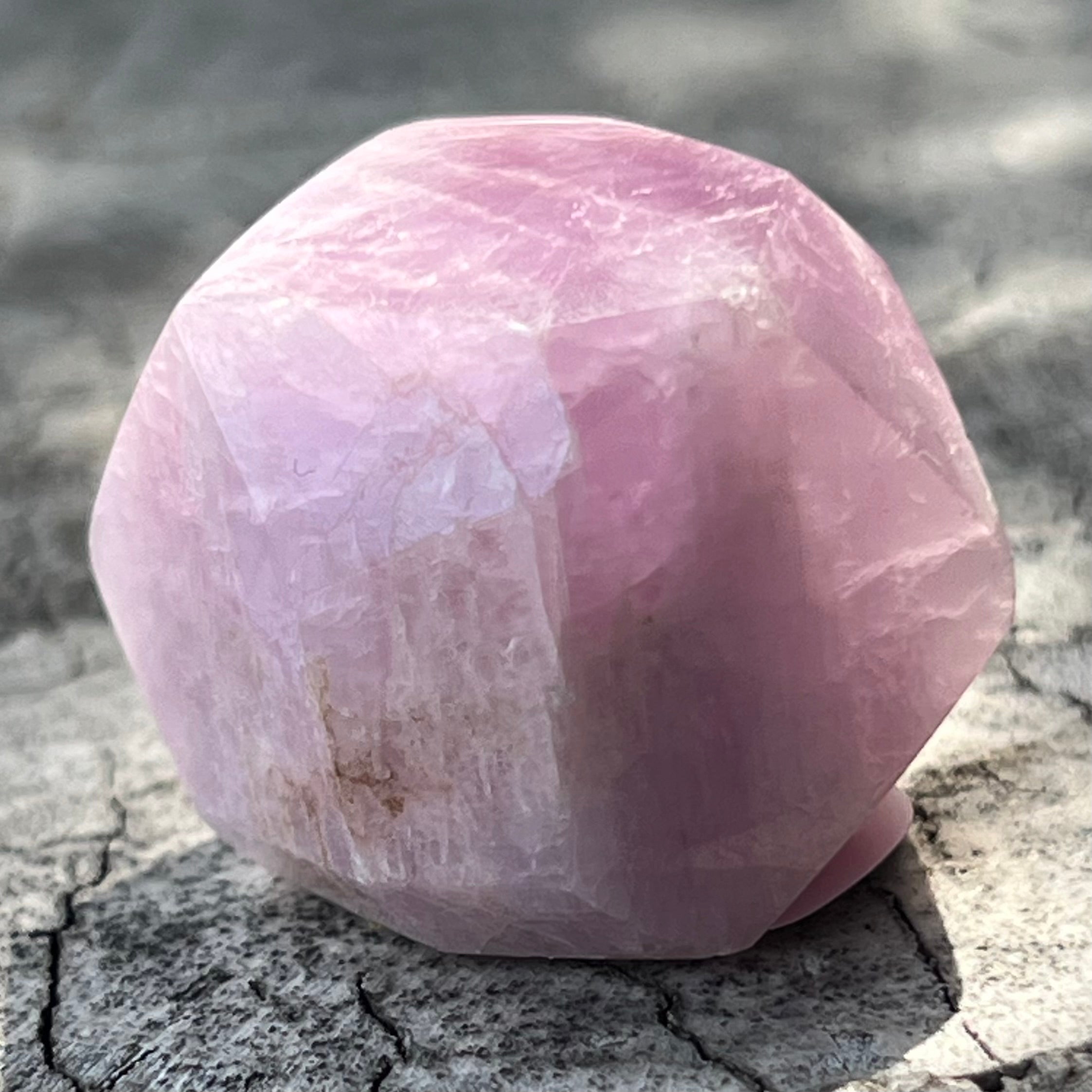 Kunzite Faceted Carving