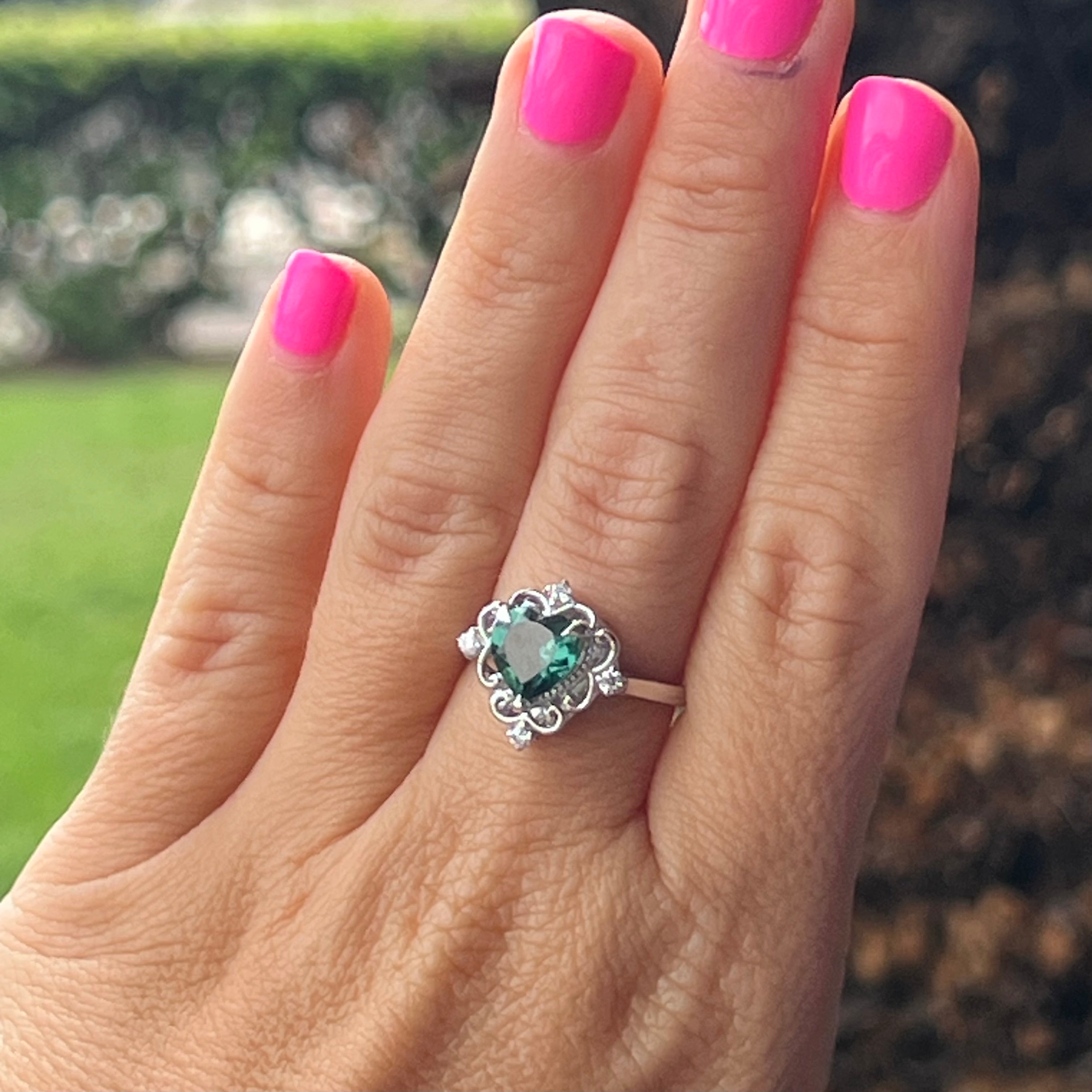 Colour Change Fluorite ~ Sterling Silver Ring ~ 7