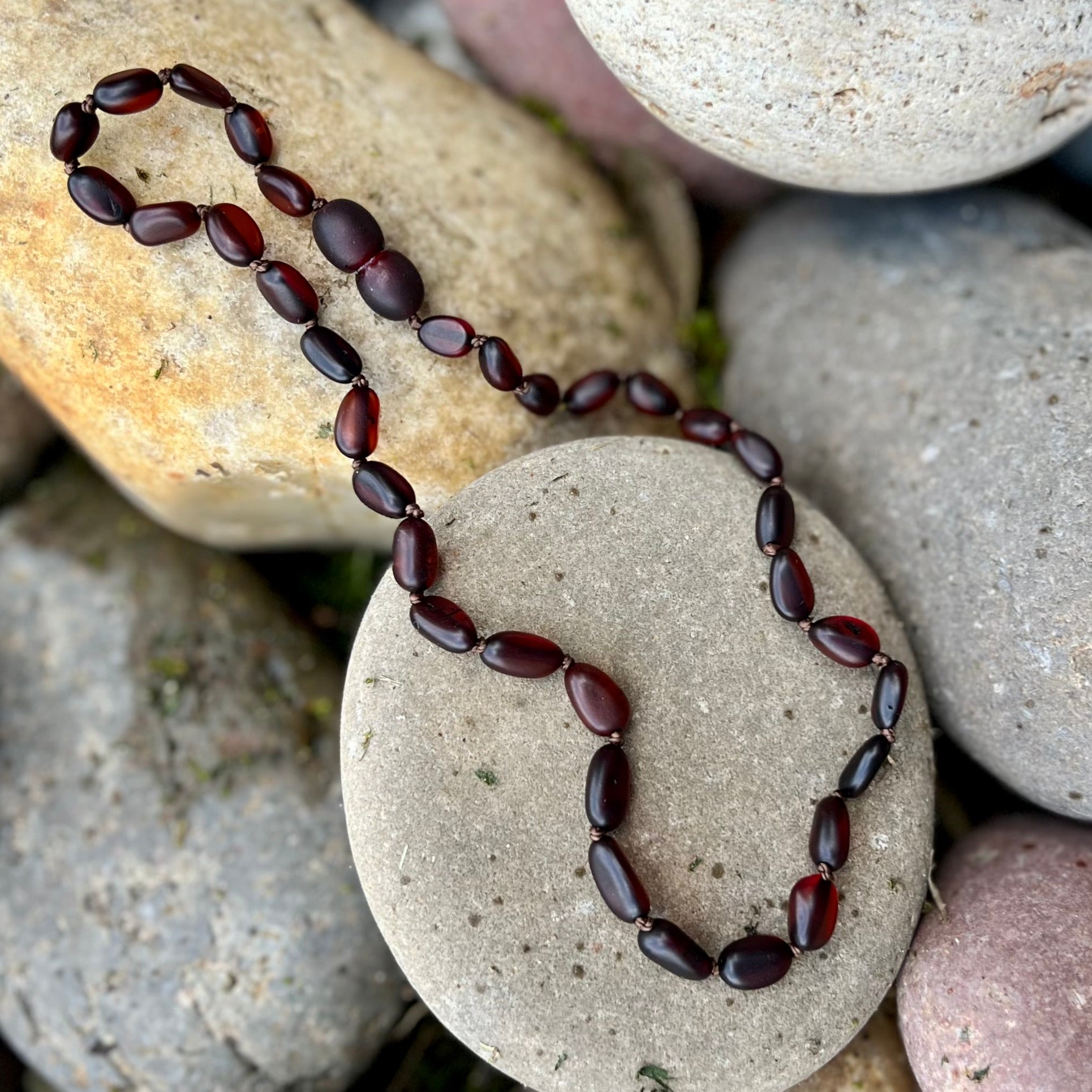 Amber Baby Teething Necklace