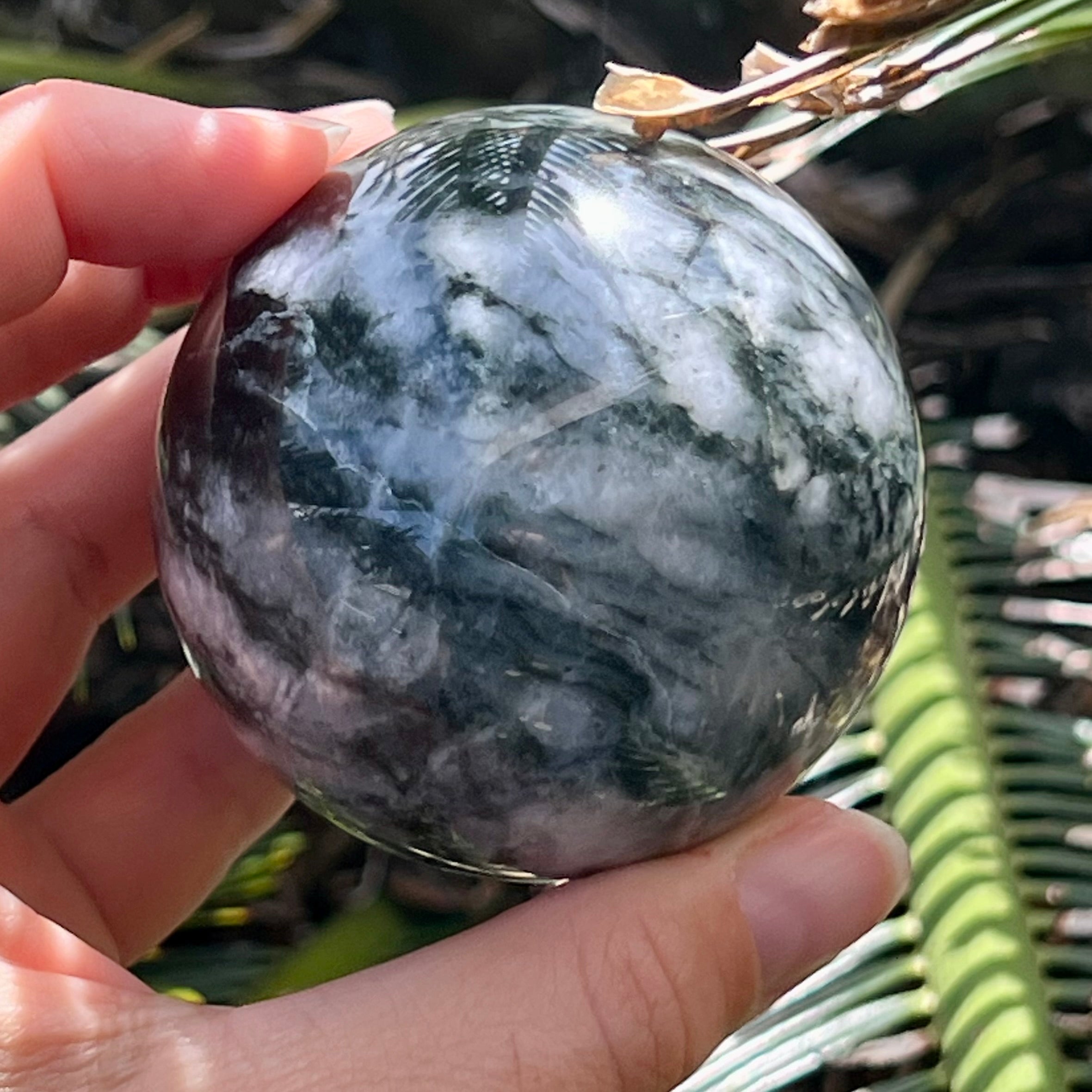 Moss Agate Sphere