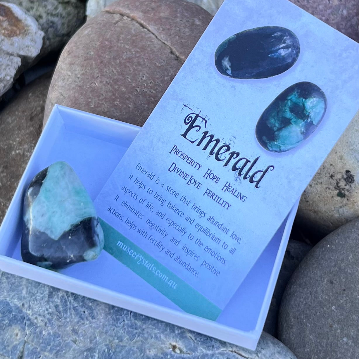 Emerald ~ Specialty Boxed Crystal (4)