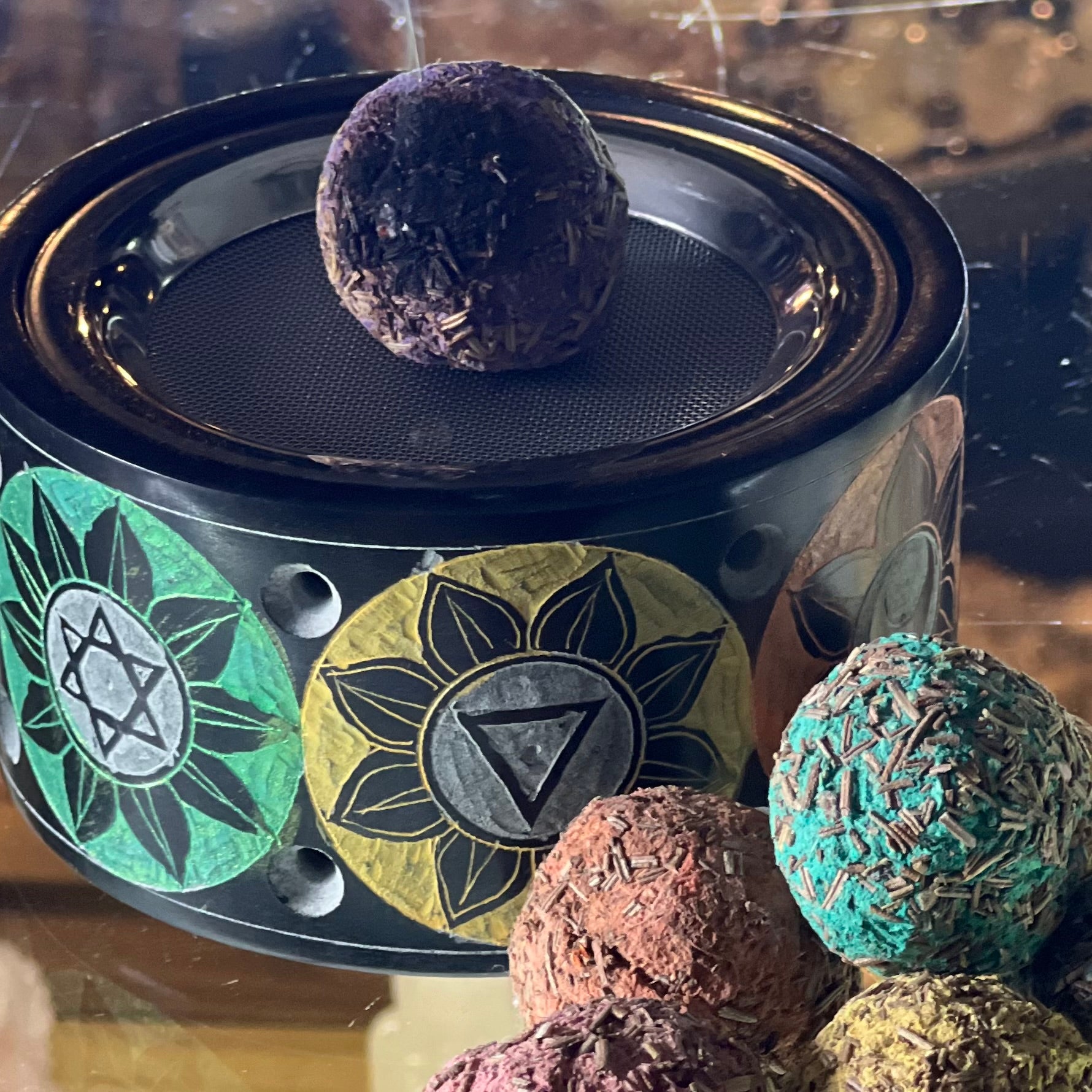 Chakra Soapstone Charcoal Burner