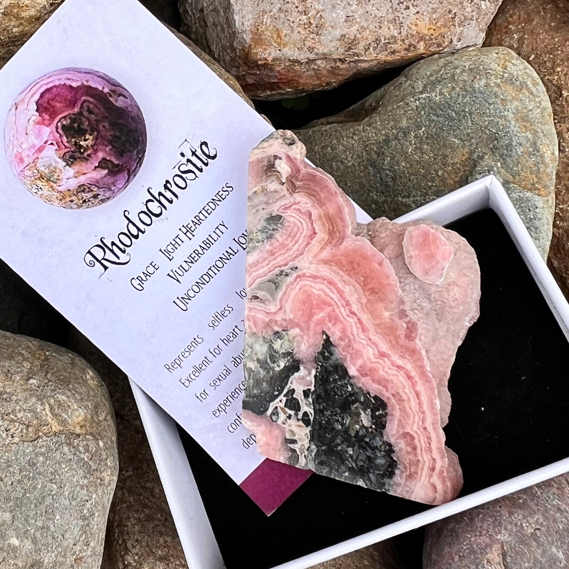 Rhodochrosite ~ Specialty Boxed Crystal