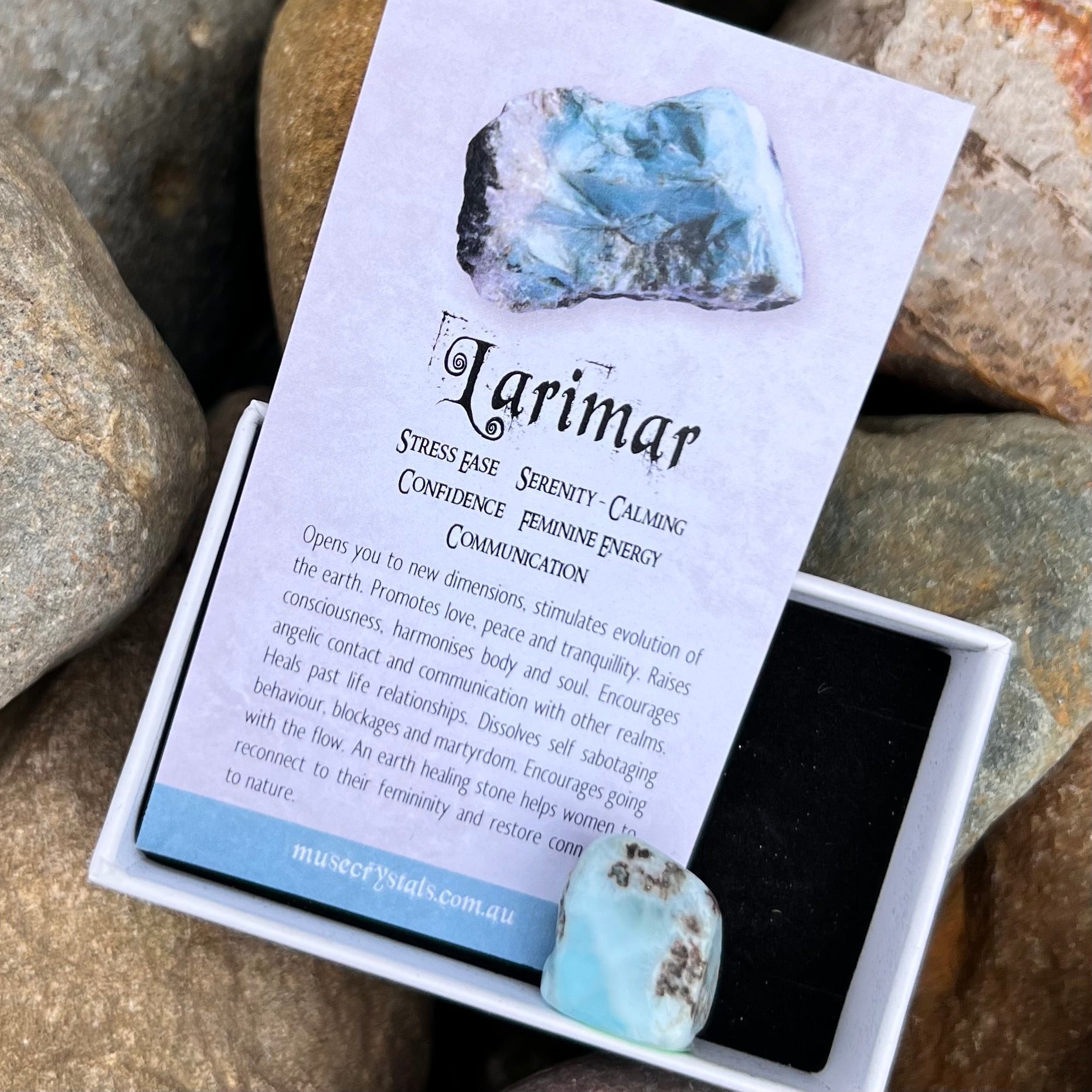 Larimar ~ Specialty Boxed Crystal