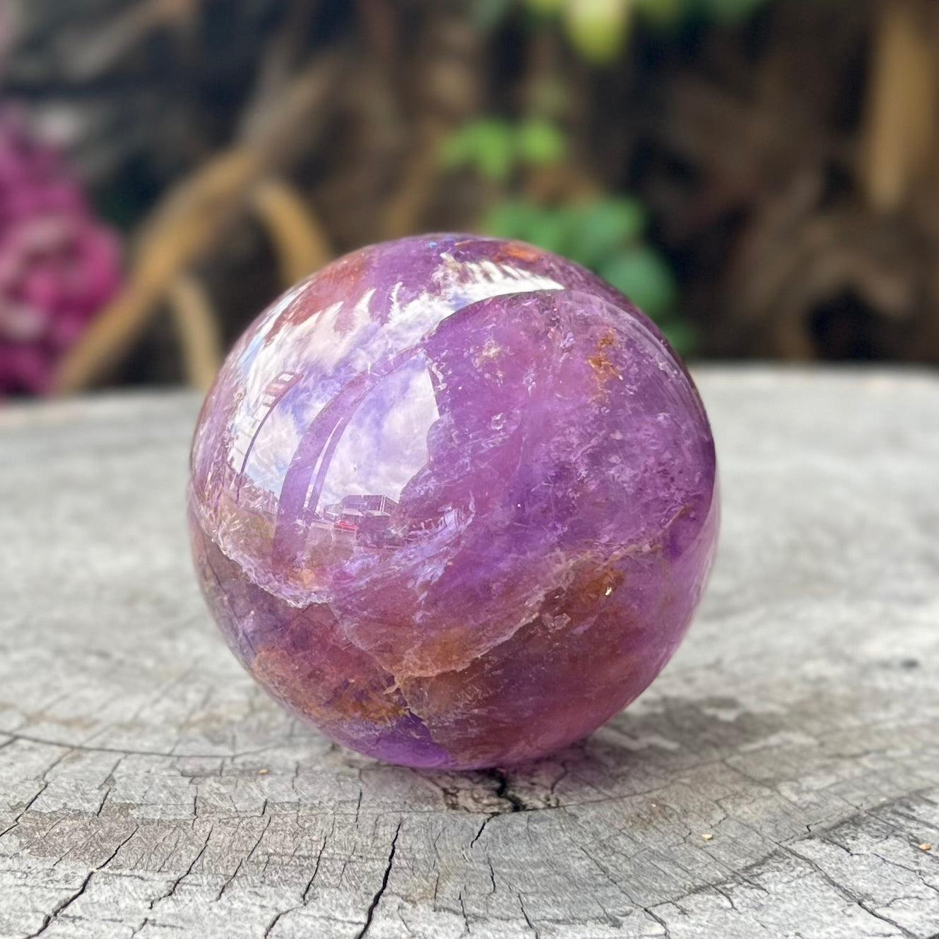 Ametrine Sphere