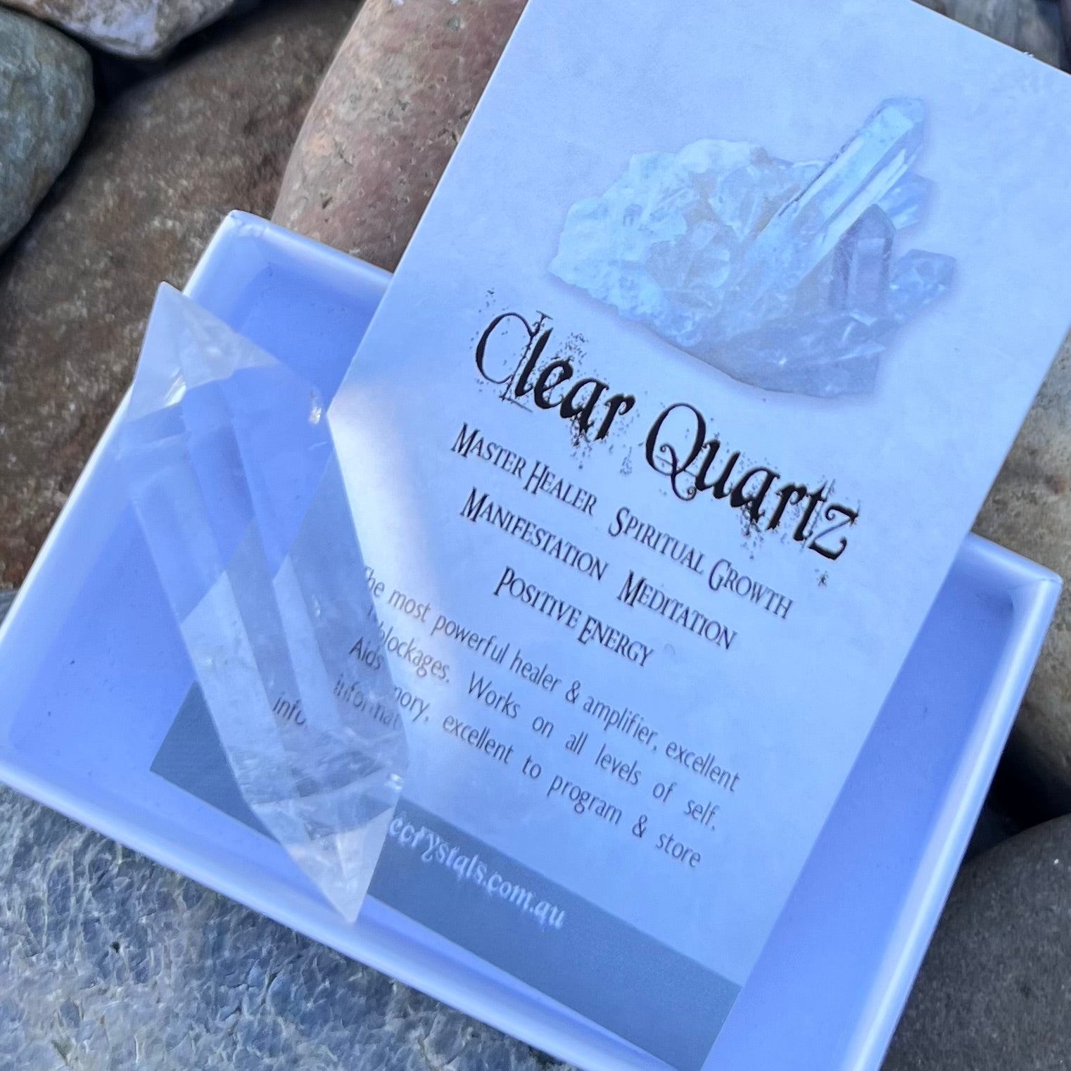 Clear Quartz Double Terminator ~ Specialty Boxed Crystal (4)