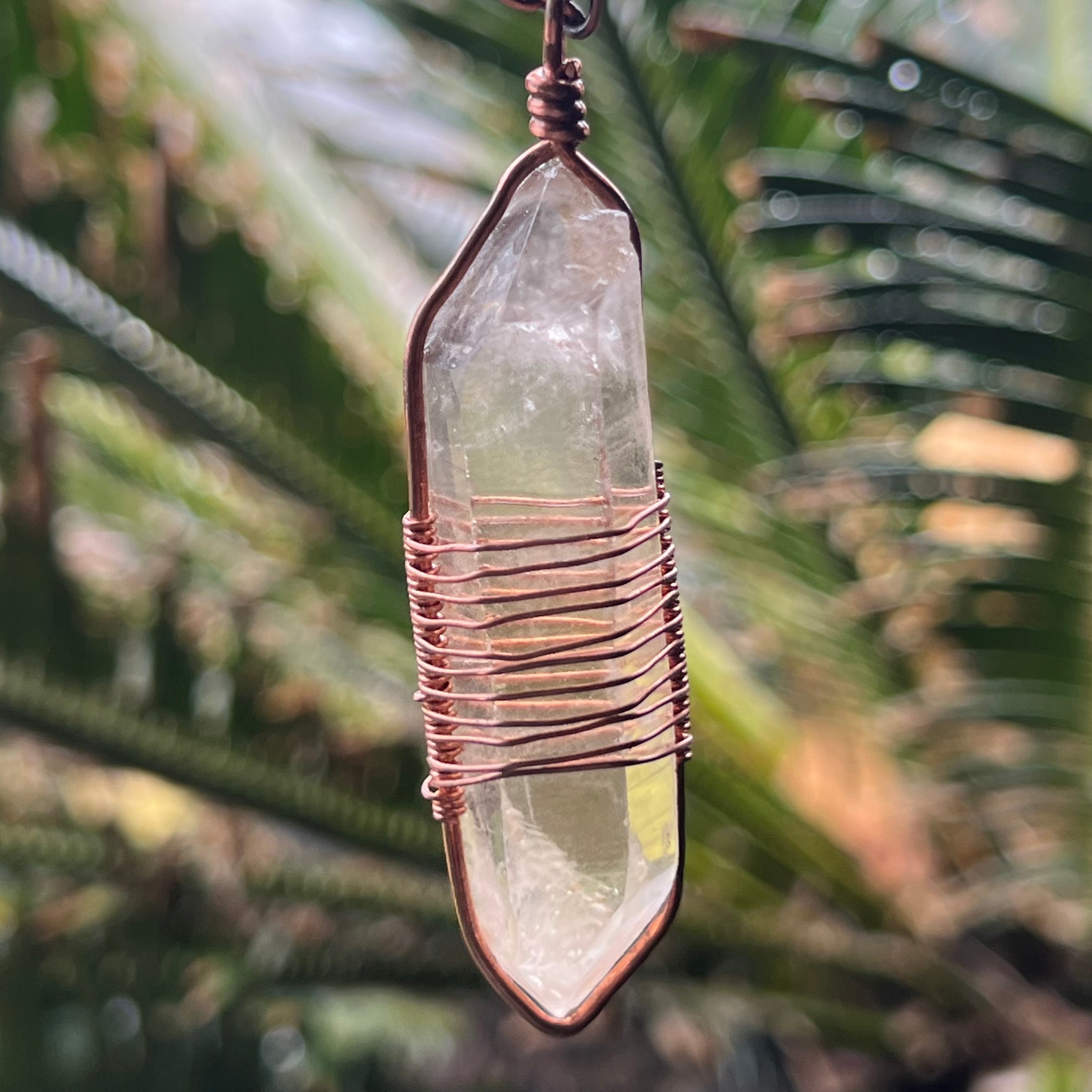Muse Forged ~ Artesian Battery Clear Quartz Necklace