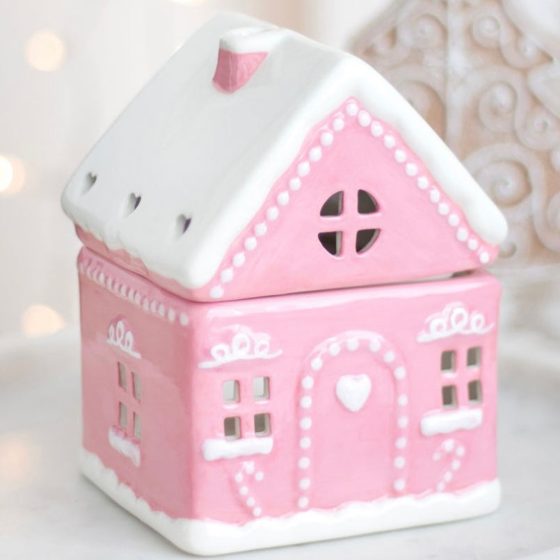 Pink Gingerbread House ~ Oil Burner