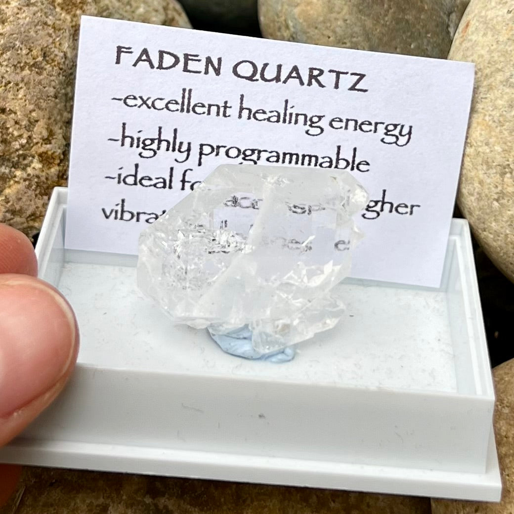 Faden Quartz ~ Specialty Boxed Crystal
