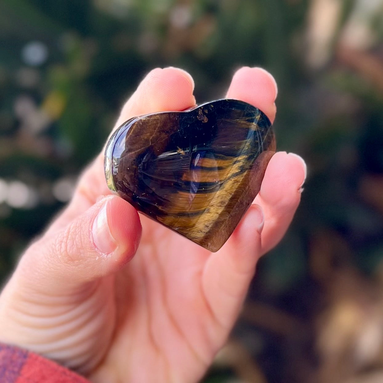 Golden Tiger Eye Heart ~ Specialty Crystal ~ 2