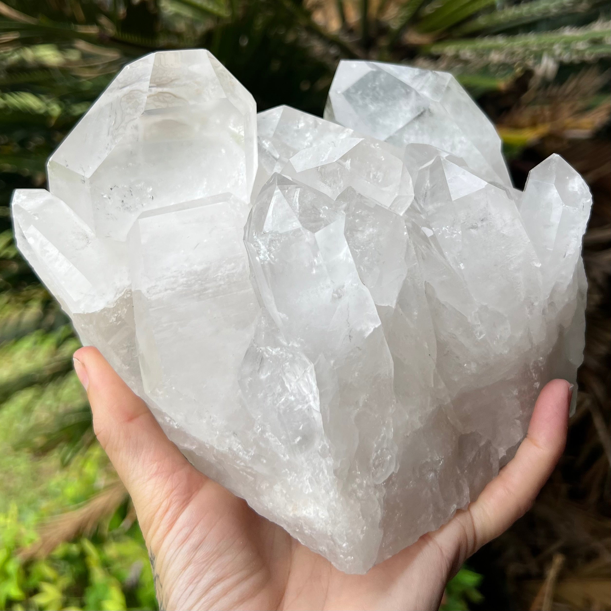 Clear Quartz Raw Cluster