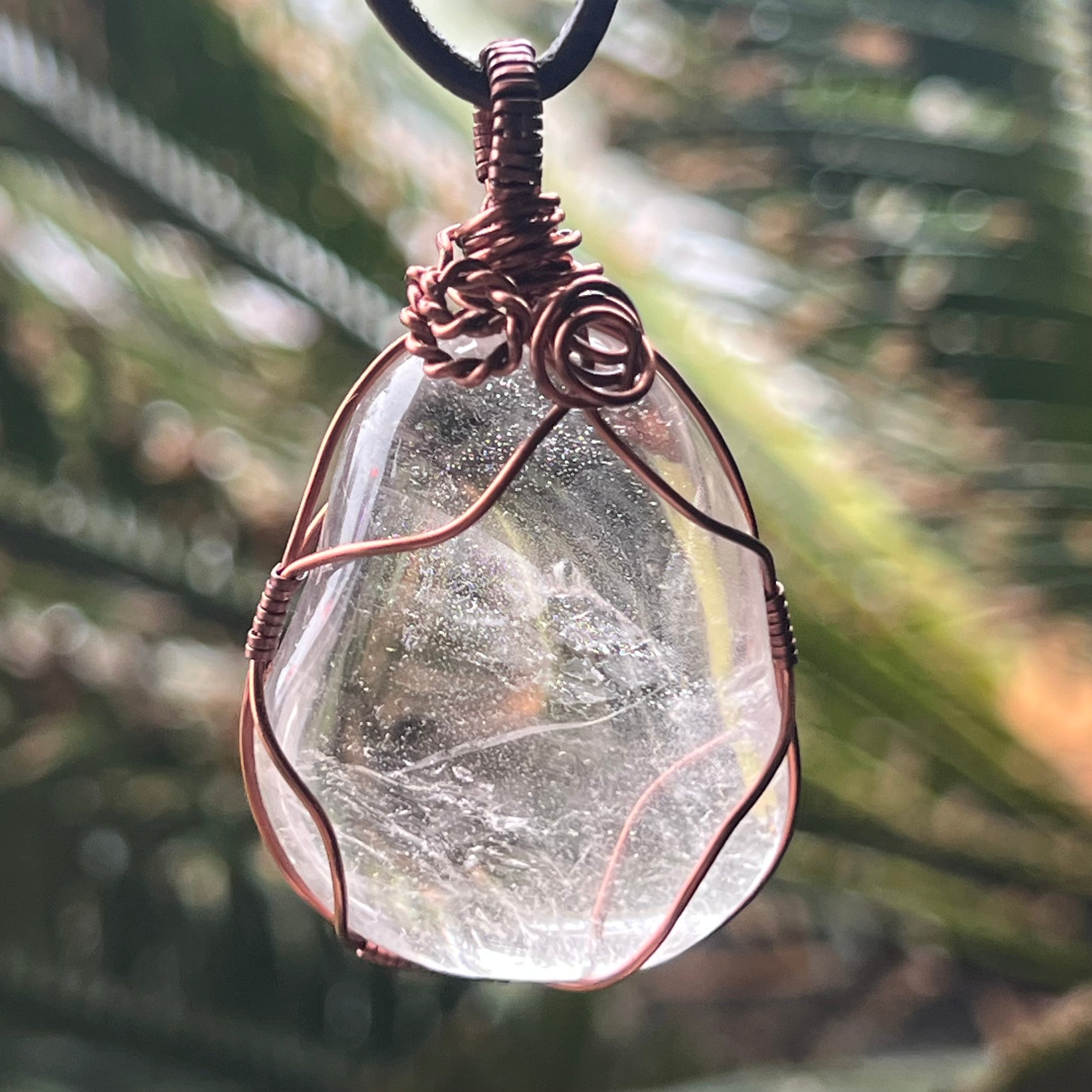 Muse Forged ~ Artesian Clear Quartz Necklace